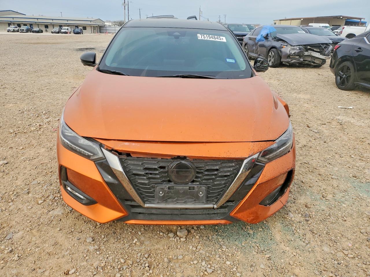 2021 Nissan Sentra Sr Orange vin: 3N1AB8DV4MY332167