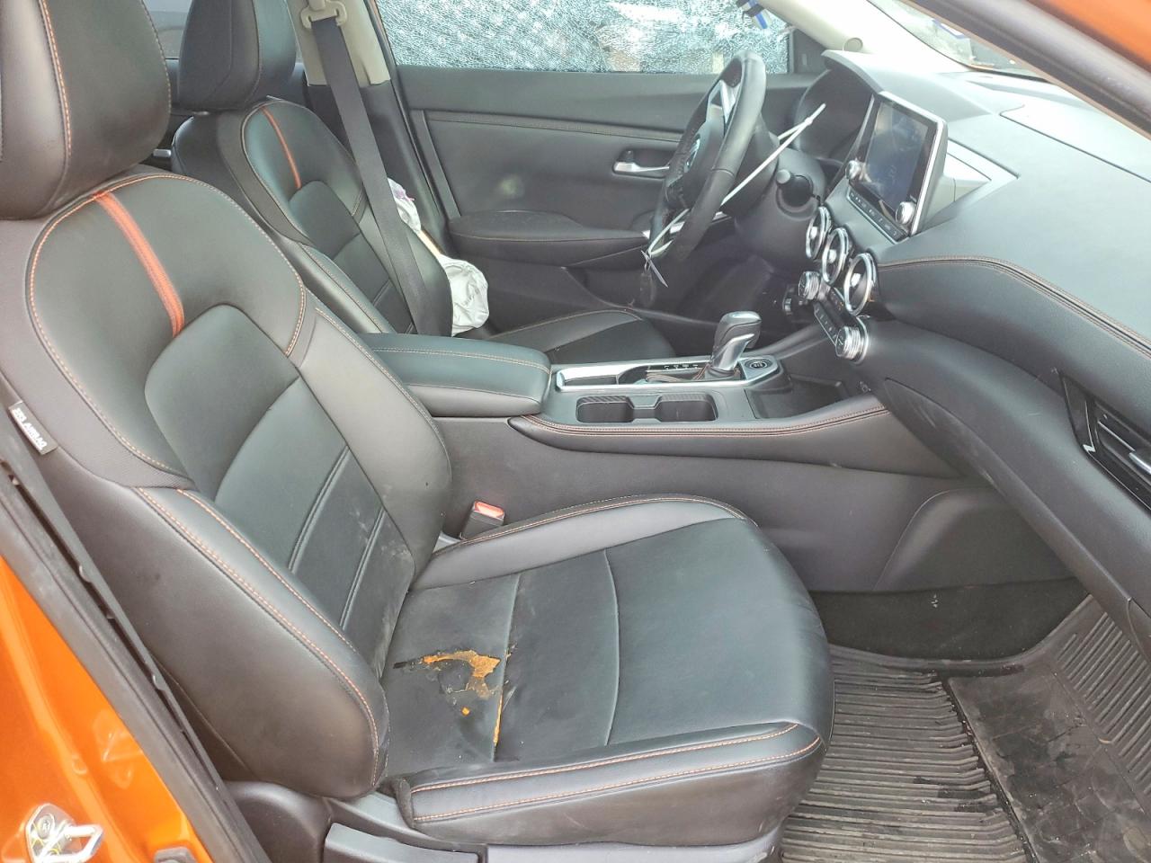 2021 Nissan Sentra Sr Orange vin: 3N1AB8DV4MY332167