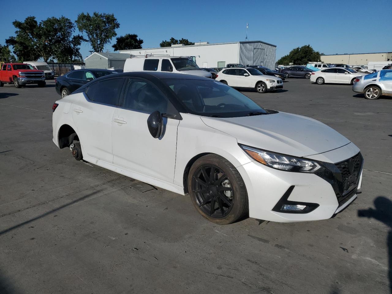 2022 Nissan Sentra Sr White vin: 3N1AB8DV4NY234693