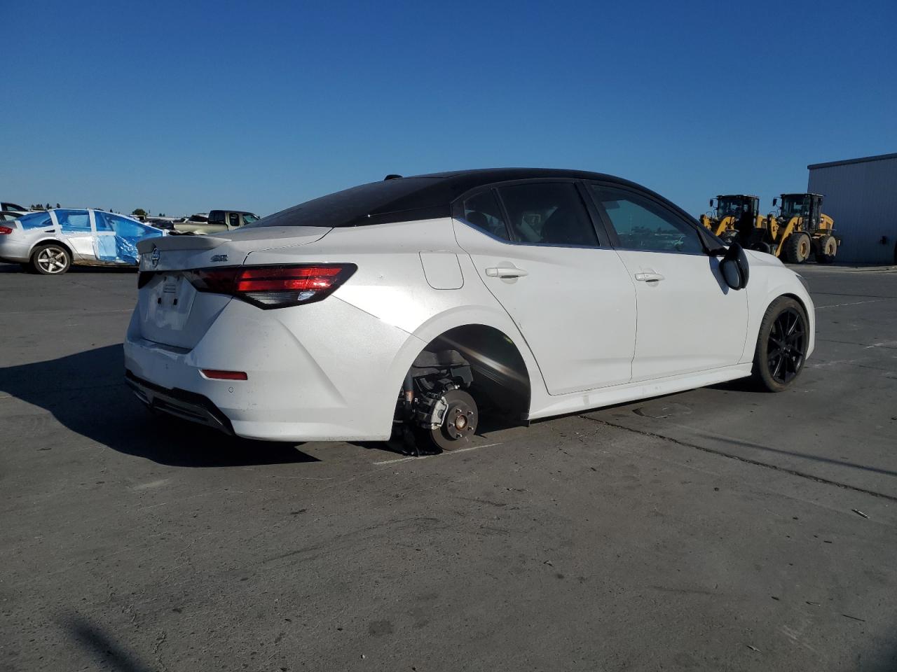 2022 Nissan Sentra Sr White vin: 3N1AB8DV4NY234693