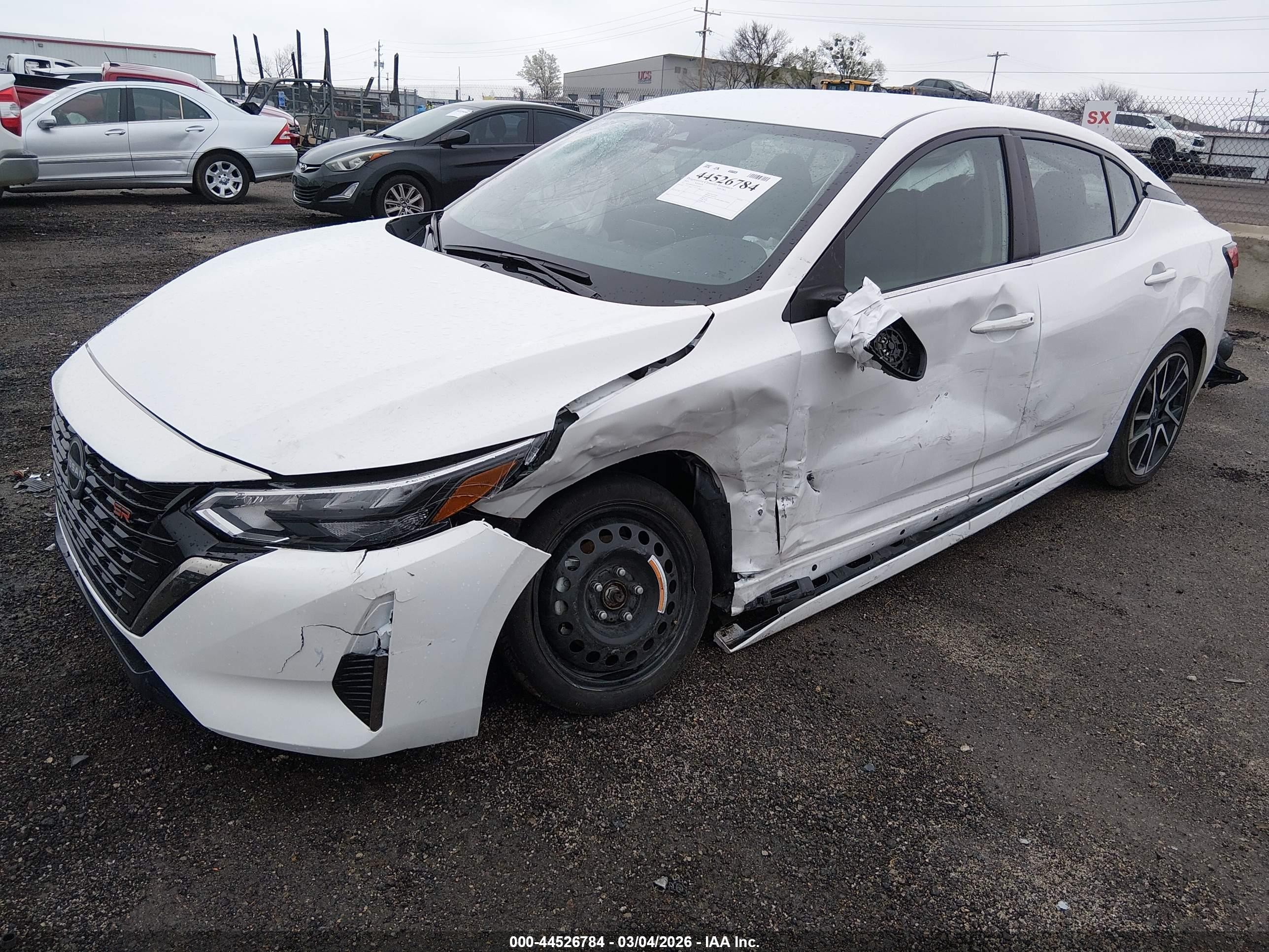 2025 Nissan Sentra Sr White vin: 3N1AB8DV4SY365912