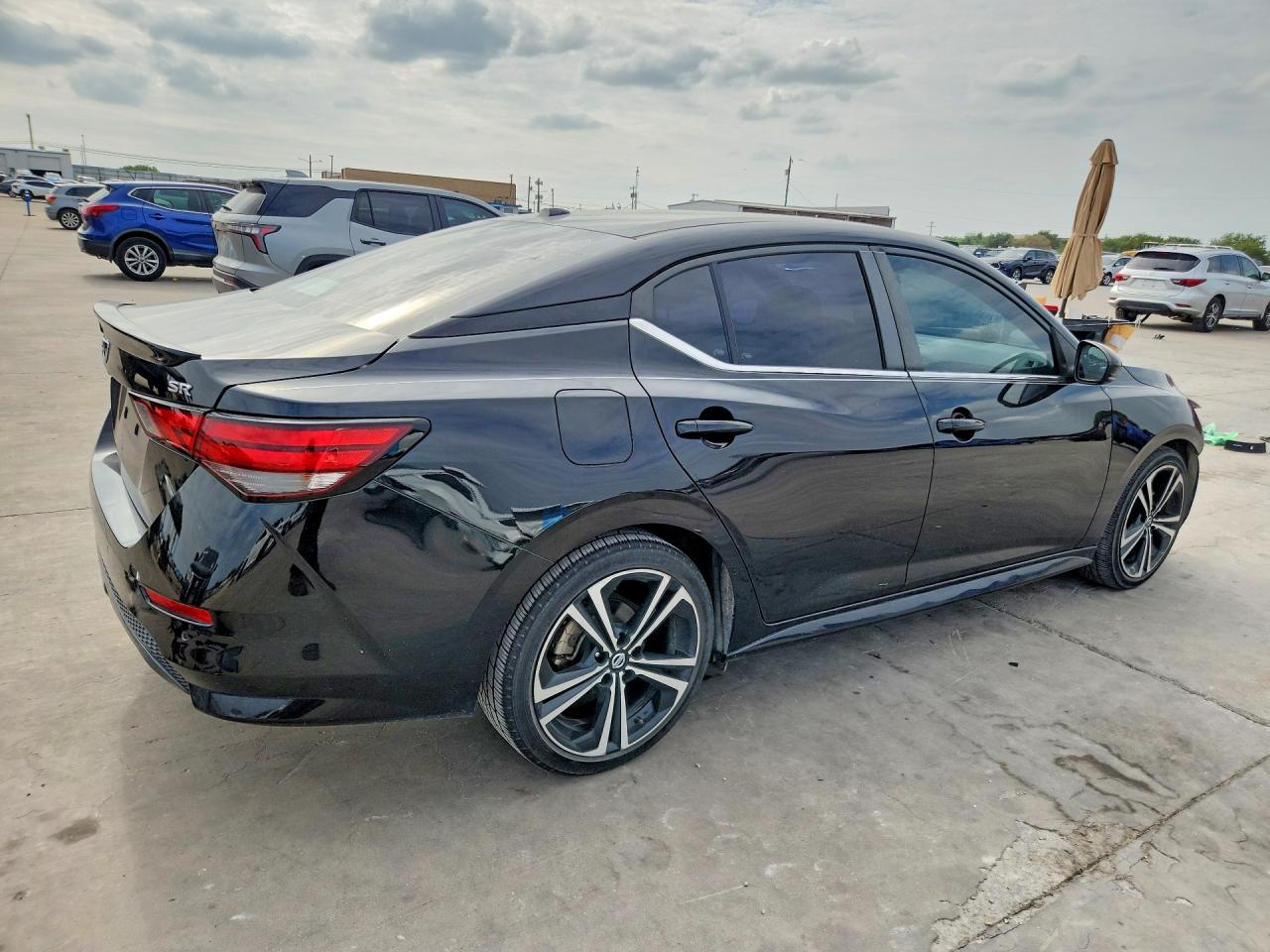 2020 Nissan Sentra Sr Black vin: 3N1AB8DV5LY284824