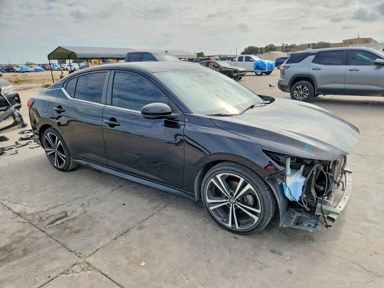 2020 Nissan Sentra Sr Black vin: 3N1AB8DV5LY284824