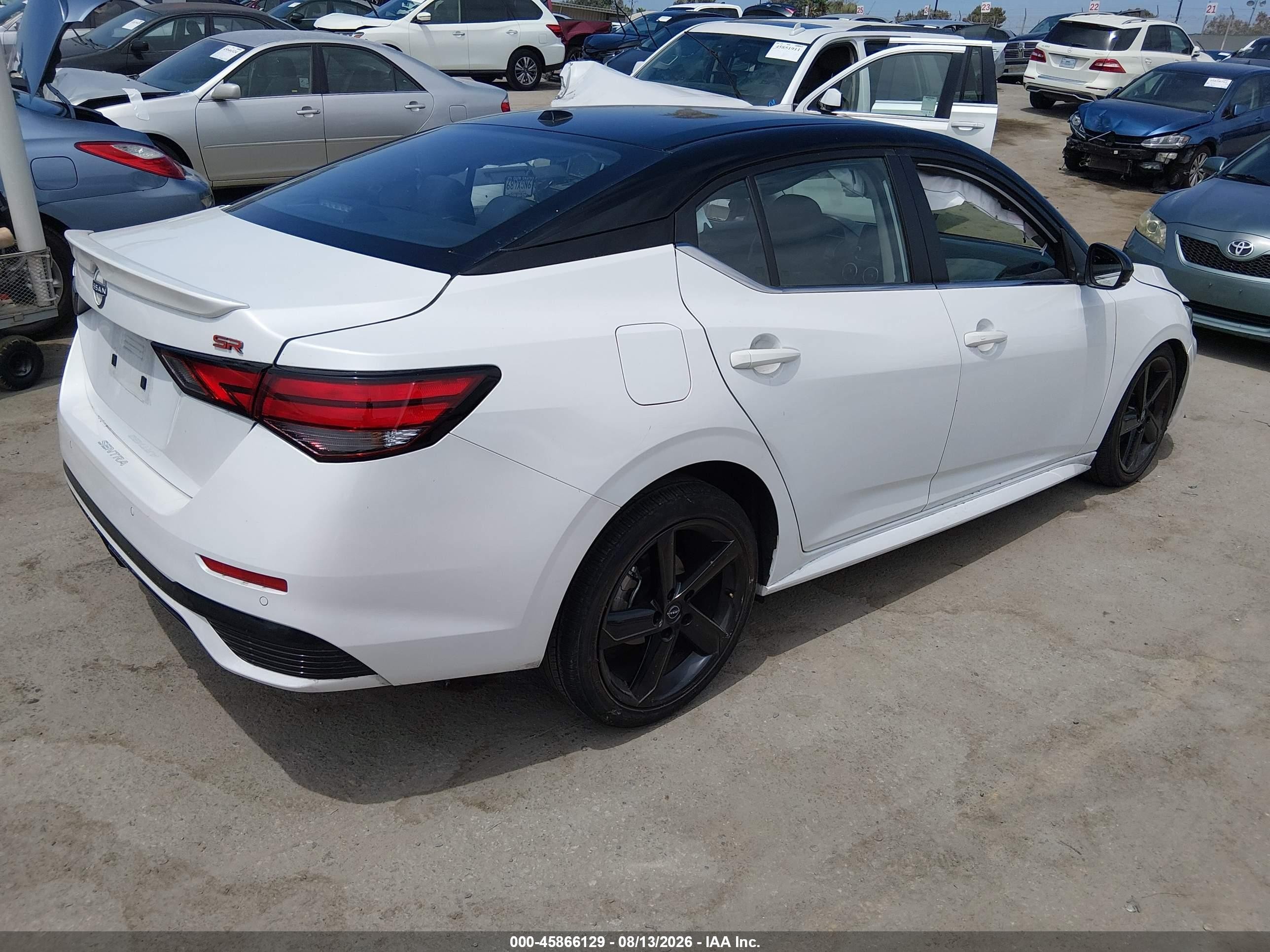 2024 Nissan Sentra Sr Xtronic Cvt White vin: 3N1AB8DV5RY259625