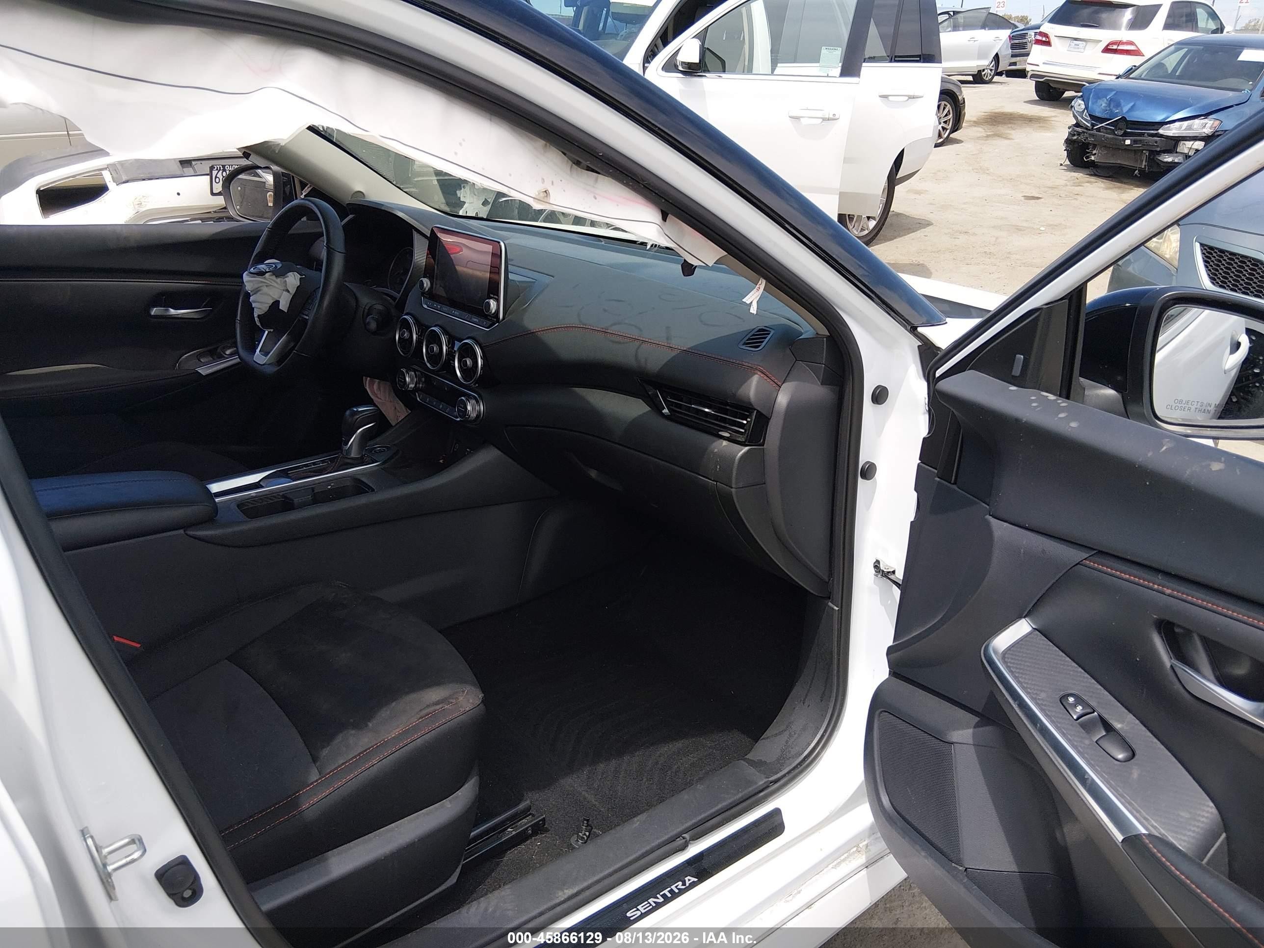 2024 Nissan Sentra Sr Xtronic Cvt White vin: 3N1AB8DV5RY259625