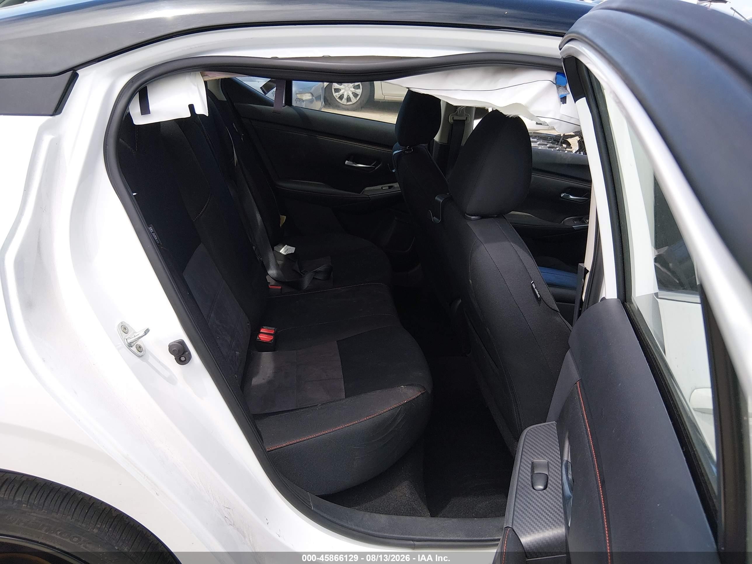 2024 Nissan Sentra Sr Xtronic Cvt White vin: 3N1AB8DV5RY259625