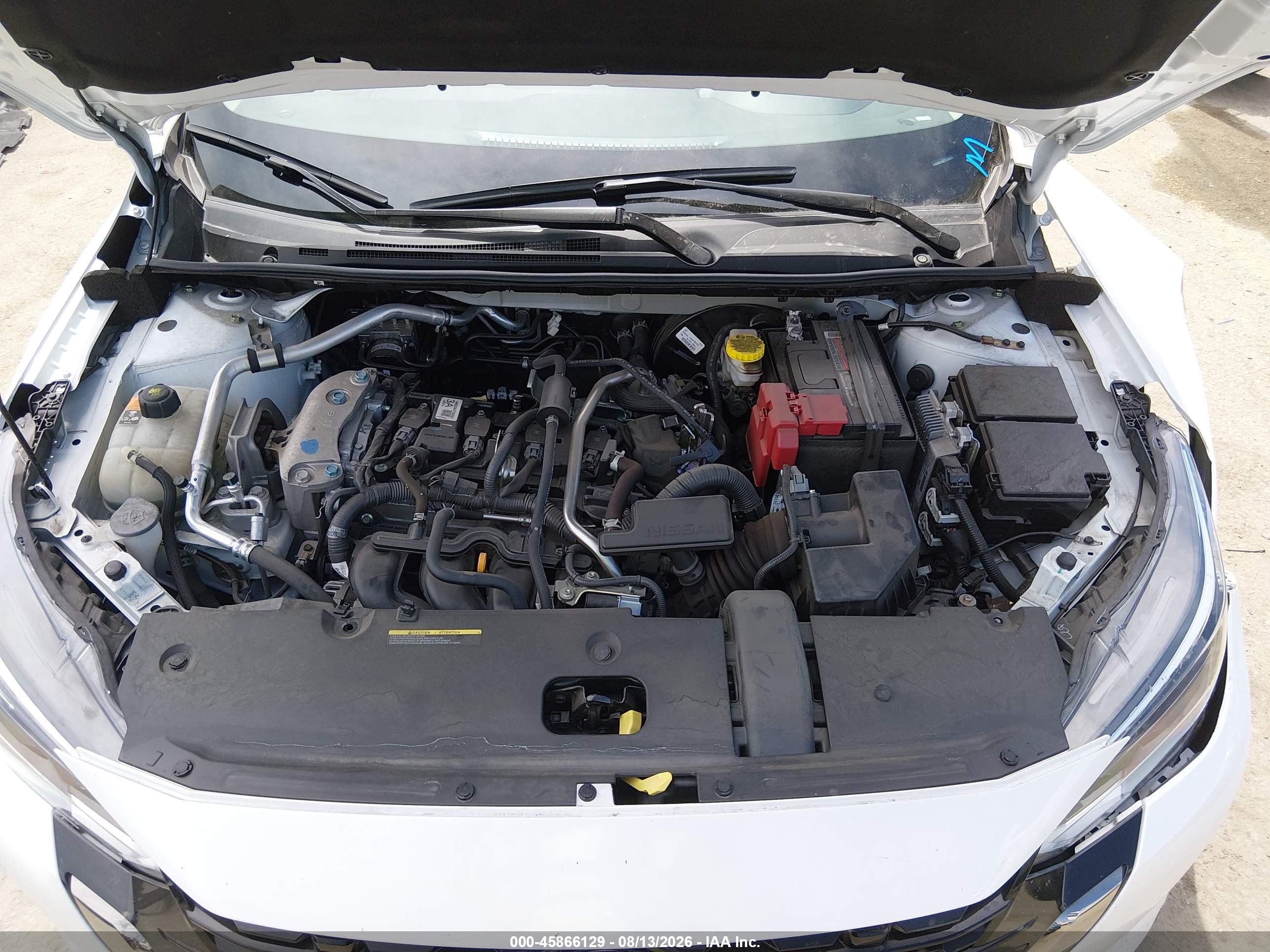 2024 Nissan Sentra Sr Xtronic Cvt White vin: 3N1AB8DV5RY259625