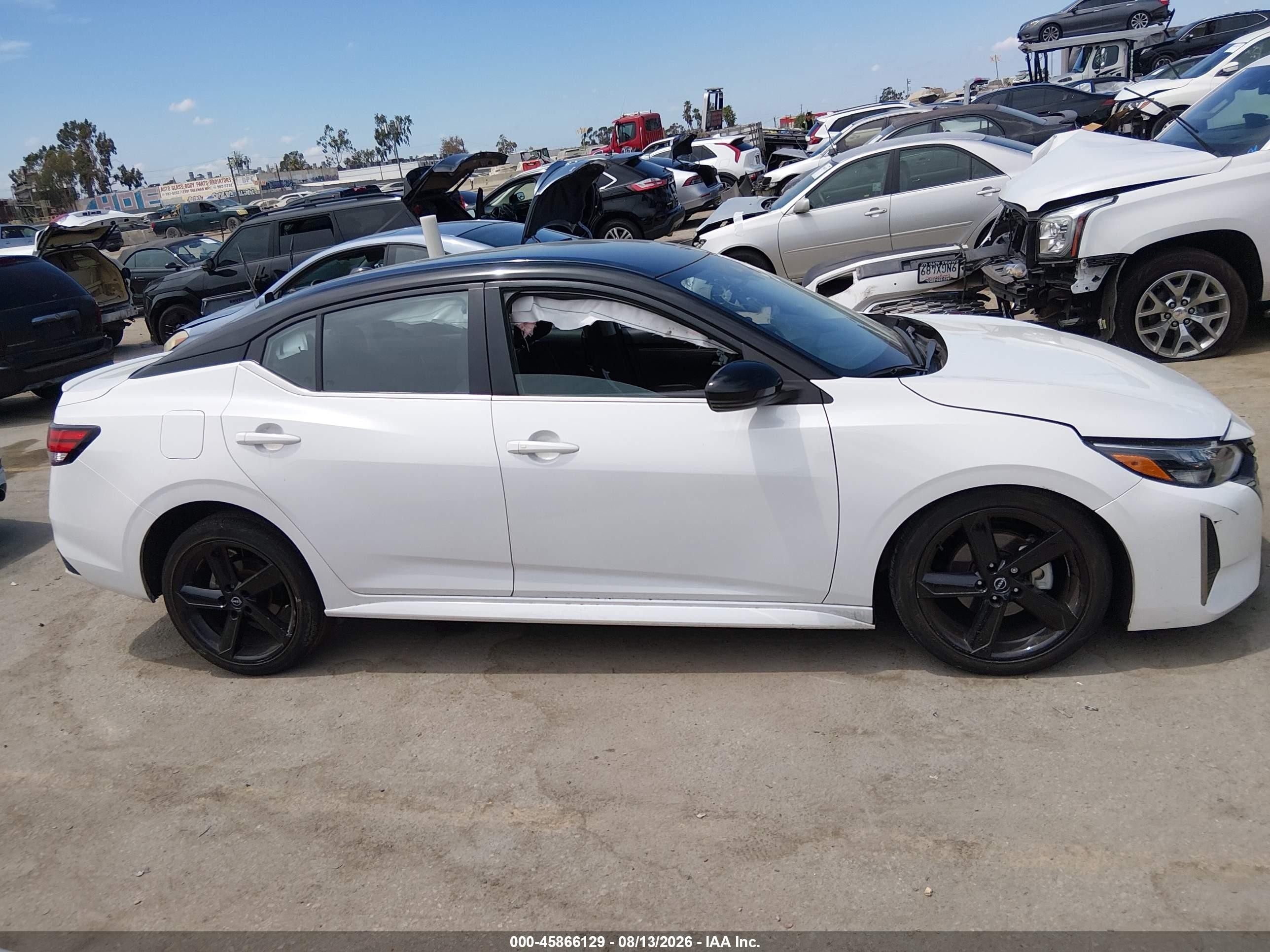 2024 Nissan Sentra Sr Xtronic Cvt White vin: 3N1AB8DV5RY259625