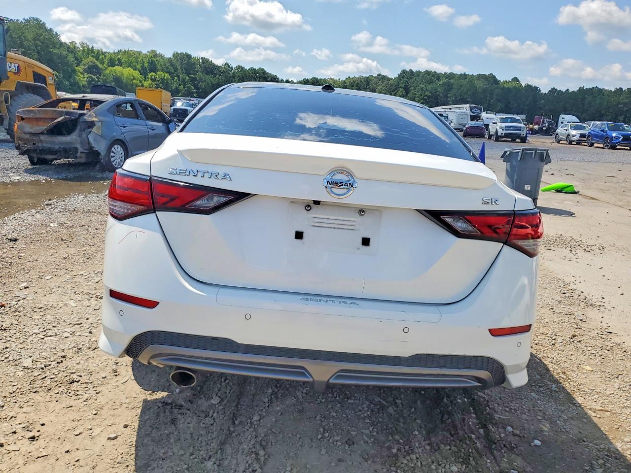 2022 Nissan Sentra Sr Белый vin: 3N1AB8DV6NY219967