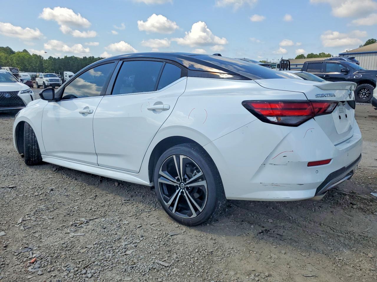 2022 Nissan Sentra Sr Белый vin: 3N1AB8DV6NY219967