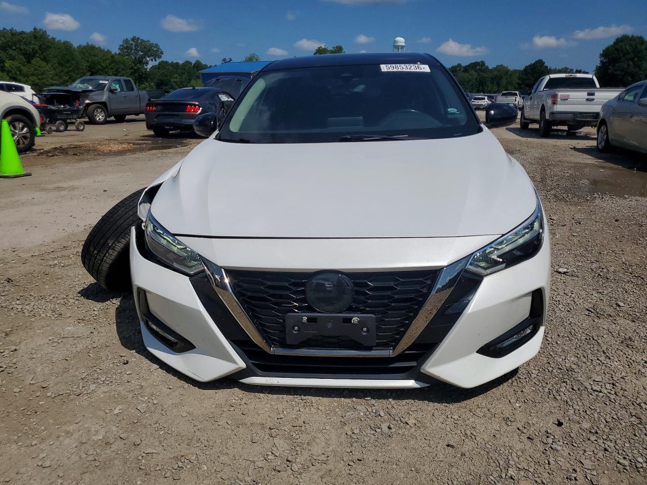 2022 Nissan Sentra Sr Белый vin: 3N1AB8DV6NY219967