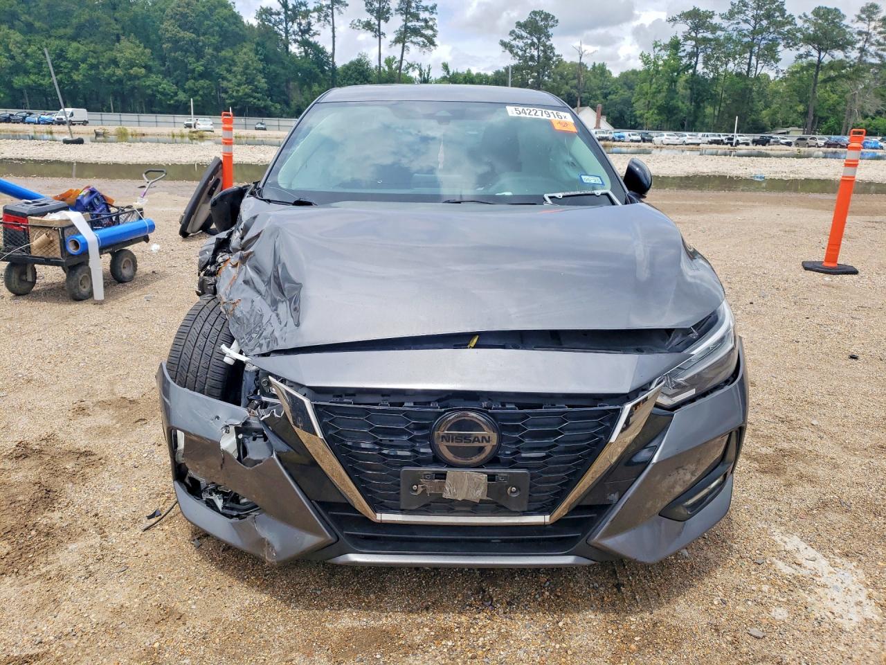2021 Nissan Sentra Sr Gray vin: 3N1AB8DV7MY260414