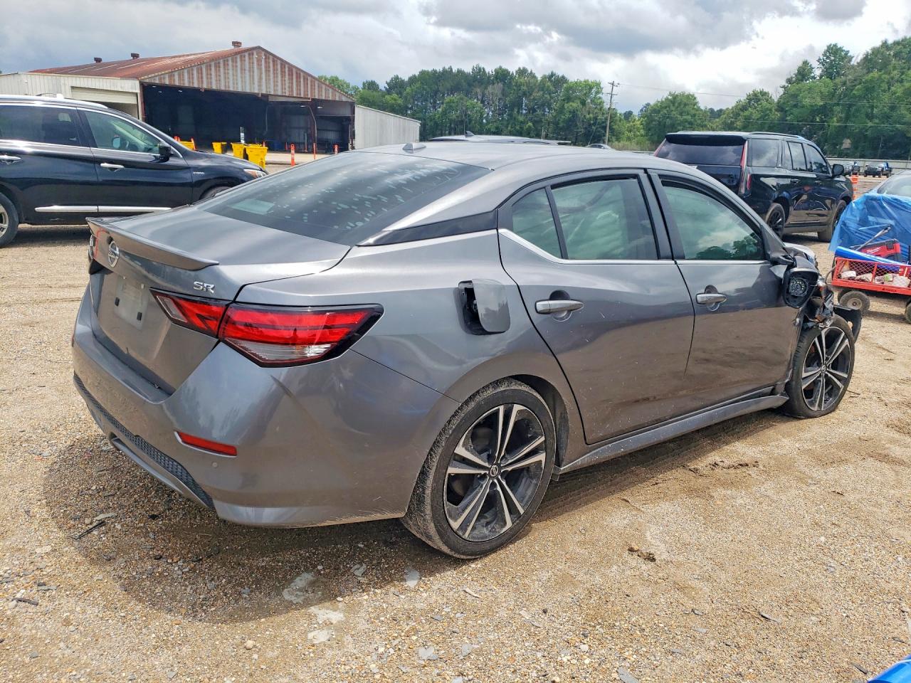 2021 Nissan Sentra Sr Gray vin: 3N1AB8DV7MY260414