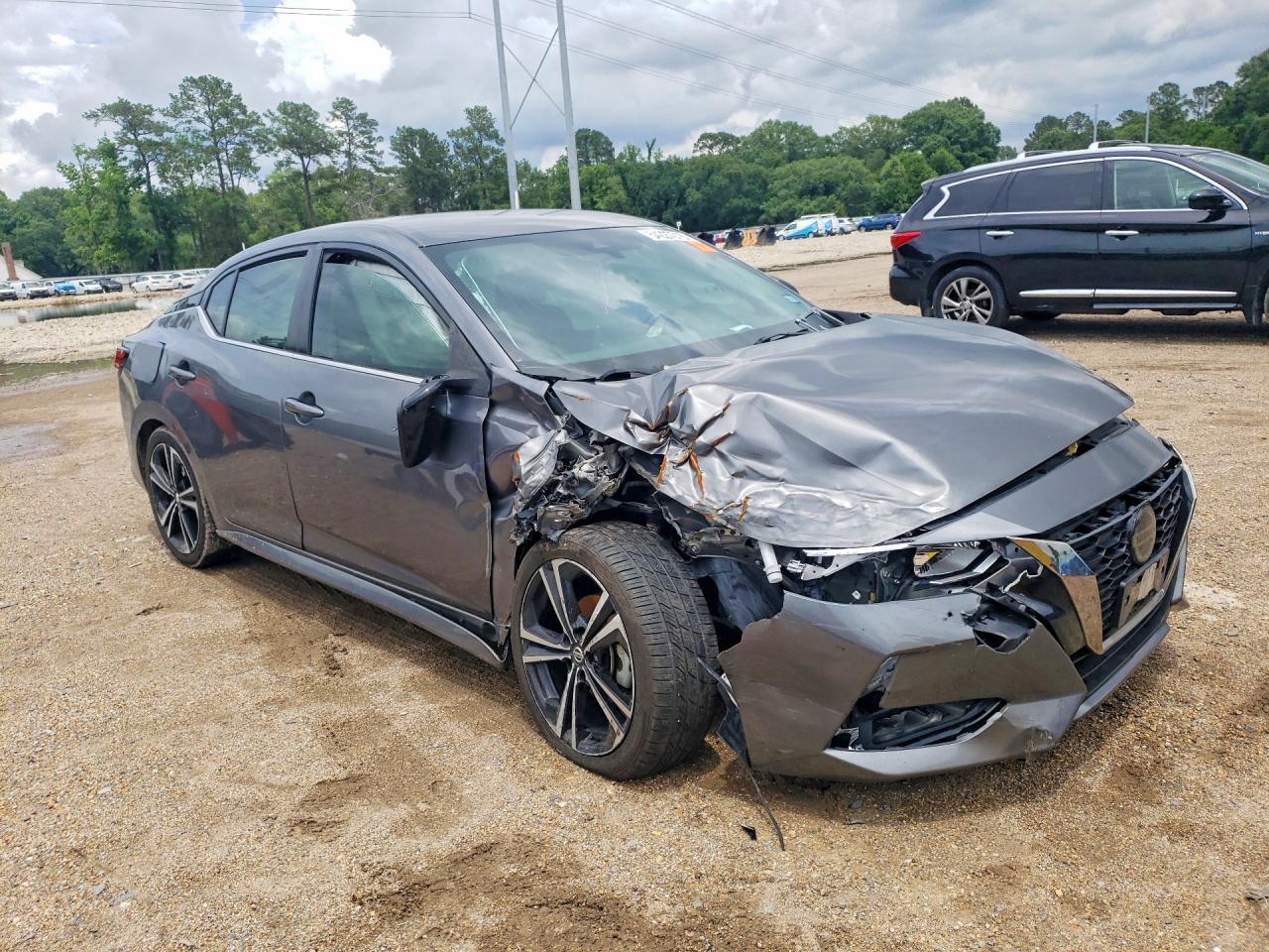 2021 Nissan Sentra Sr Gray vin: 3N1AB8DV7MY260414