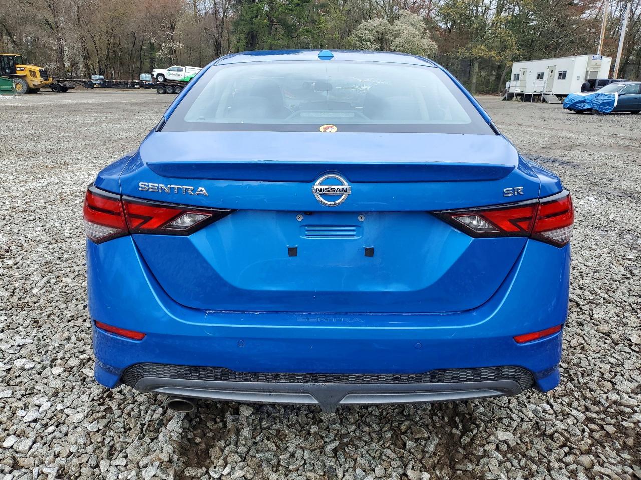 2021 Nissan Sentra Sr Blue vin: 3N1AB8DV7MY309031