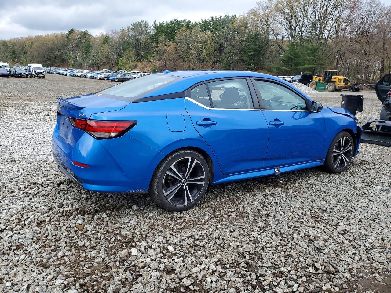 2021 Nissan Sentra Sr Blue vin: 3N1AB8DV7MY309031