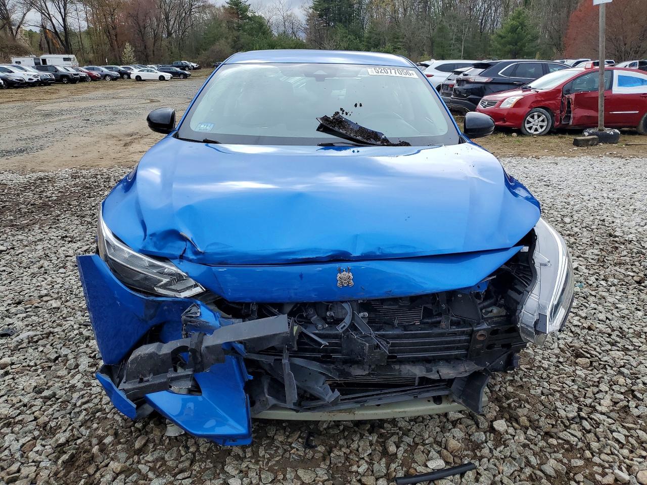 2021 Nissan Sentra Sr Blue vin: 3N1AB8DV7MY309031