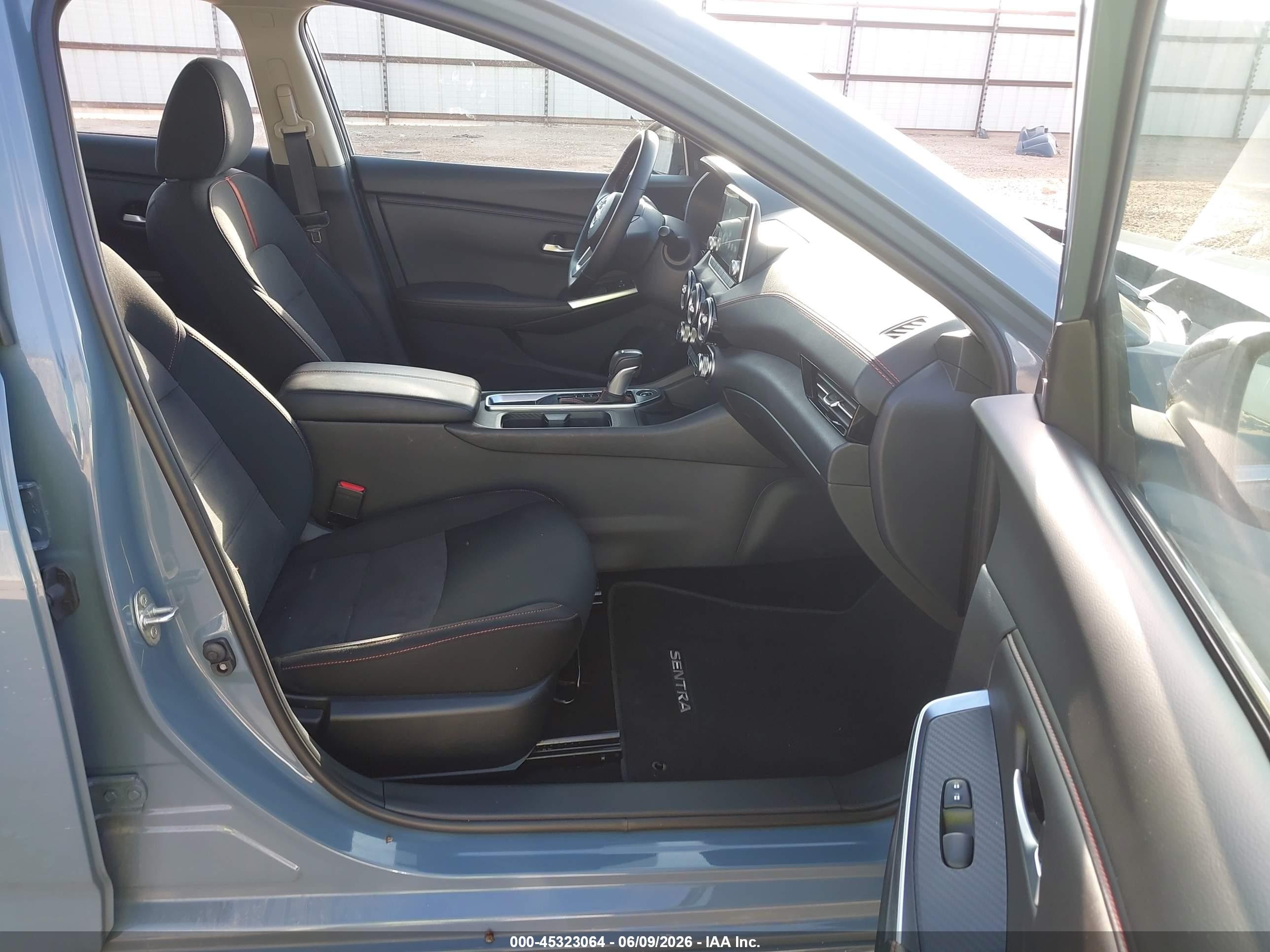 2025 Nissan Sentra Sr Gray vin: 3N1AB8DV7SY356749