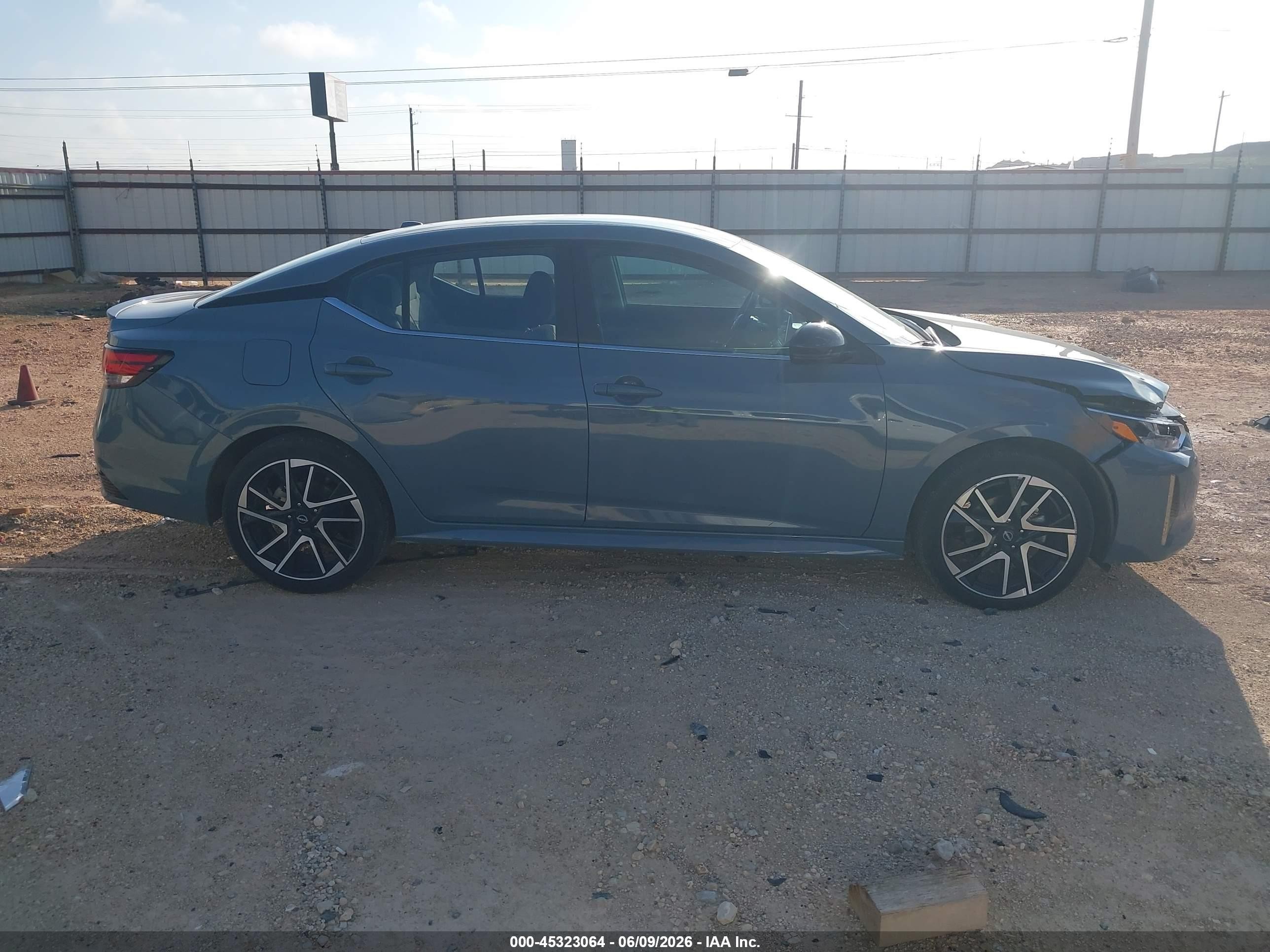 2025 Nissan Sentra Sr Gray vin: 3N1AB8DV7SY356749