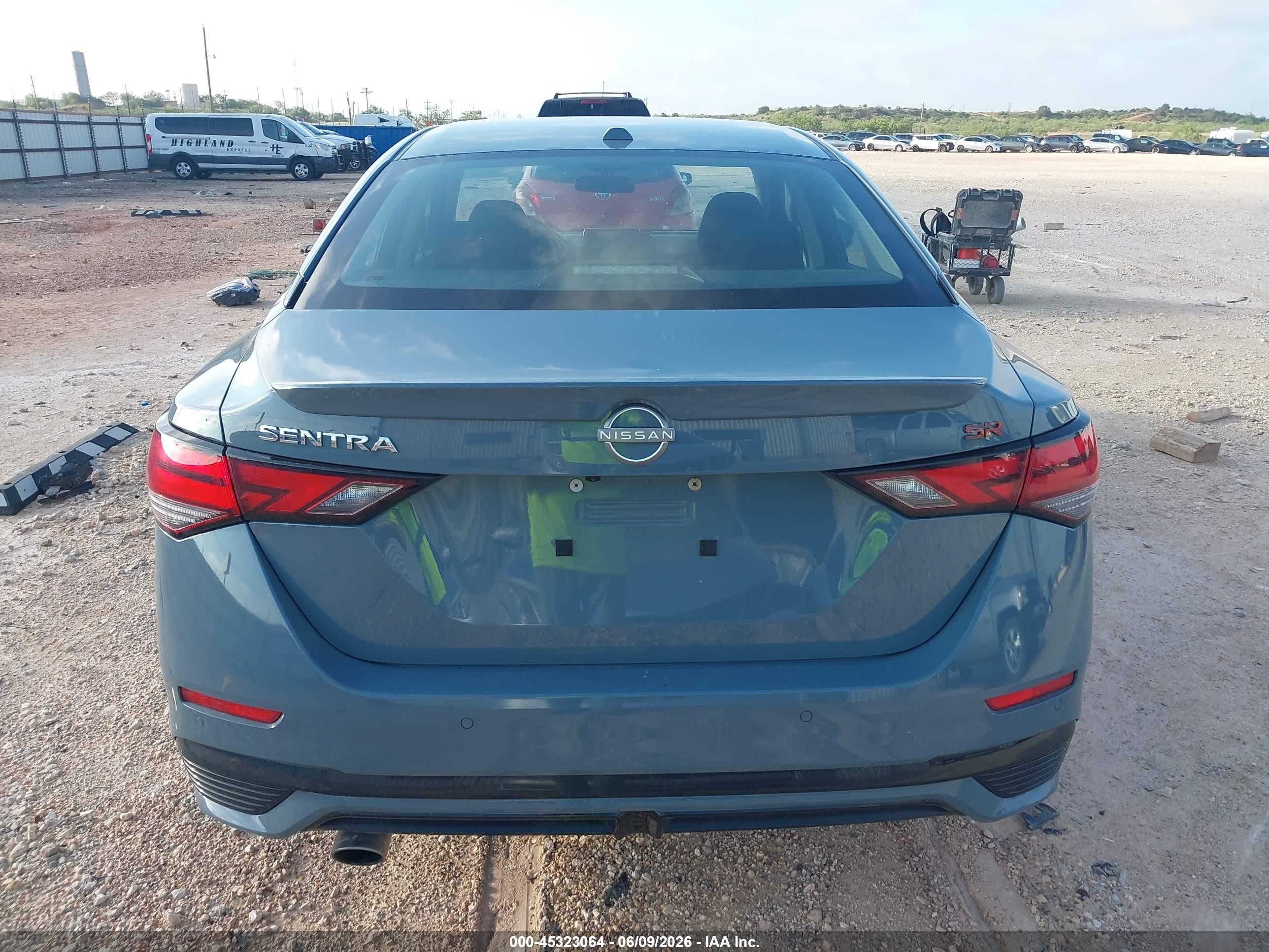 2025 Nissan Sentra Sr Gray vin: 3N1AB8DV7SY356749