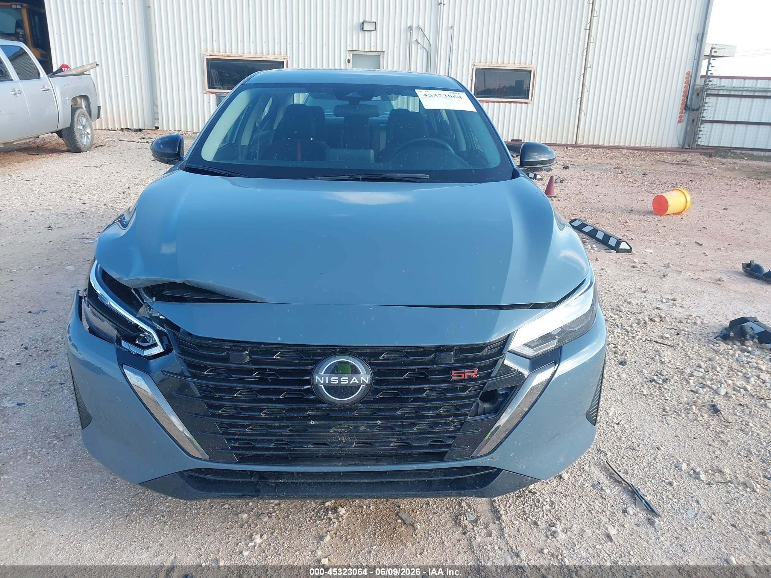 2025 Nissan Sentra Sr Gray vin: 3N1AB8DV7SY356749