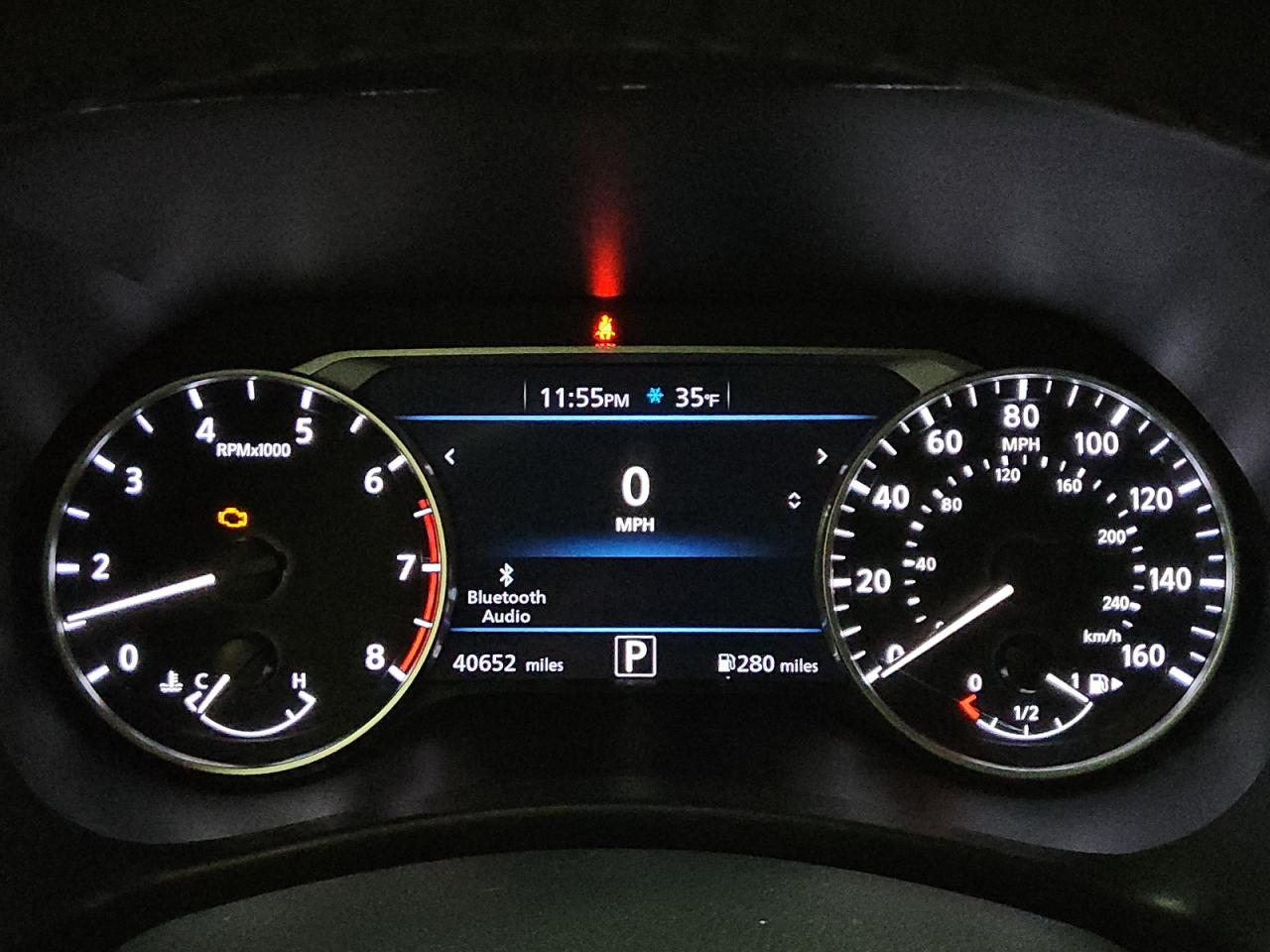 2021 Nissan Sentra Sr White vin: 3N1AB8DV8MY258879 Damage: Warning Light - Engine, On, Unacceptable