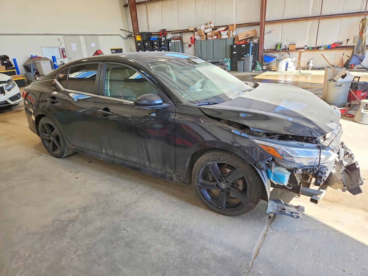 2022 Nissan Sentra Sr Black vin: 3N1AB8DV8NY250069