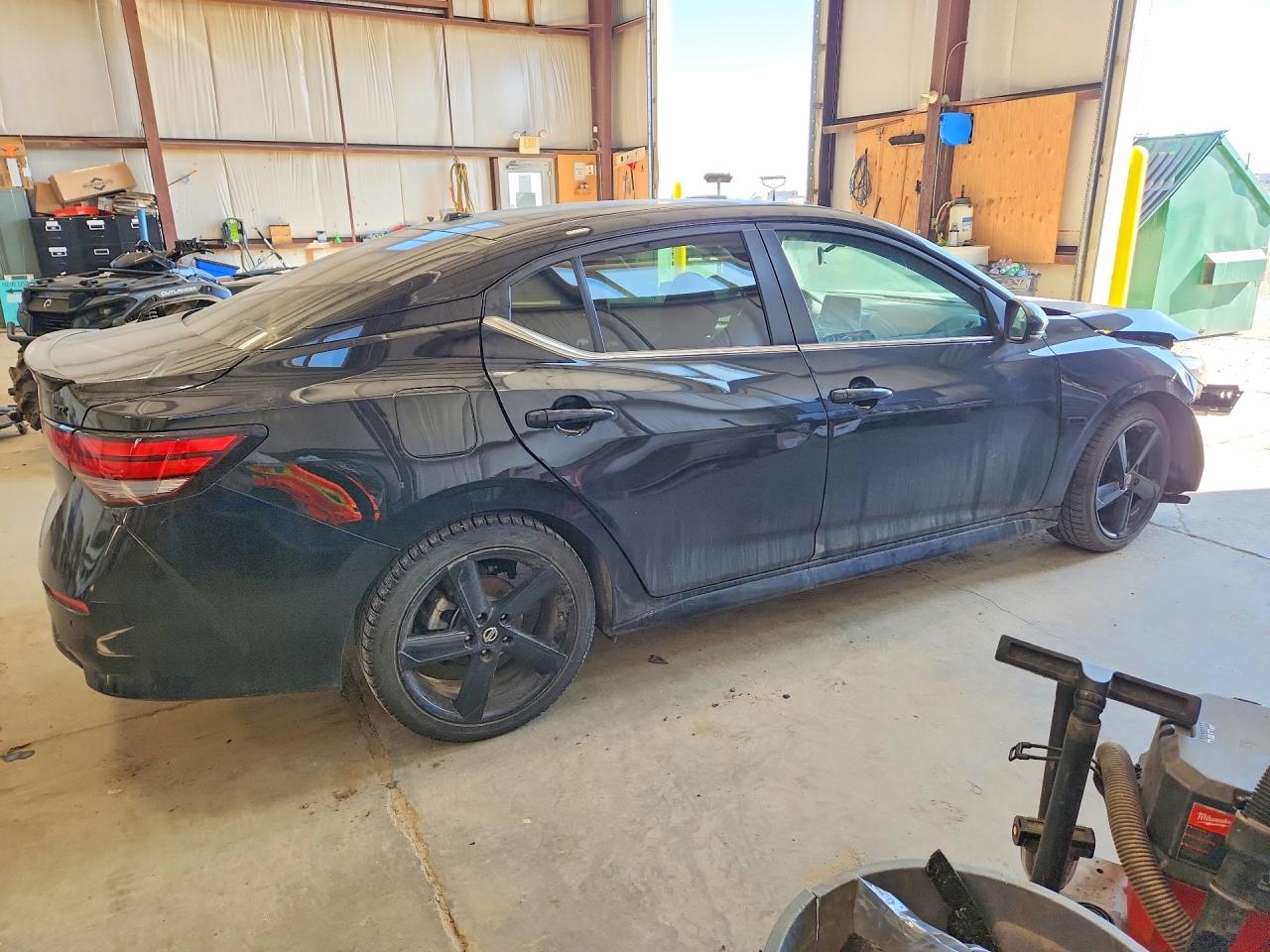 2022 Nissan Sentra Sr Black vin: 3N1AB8DV8NY250069
