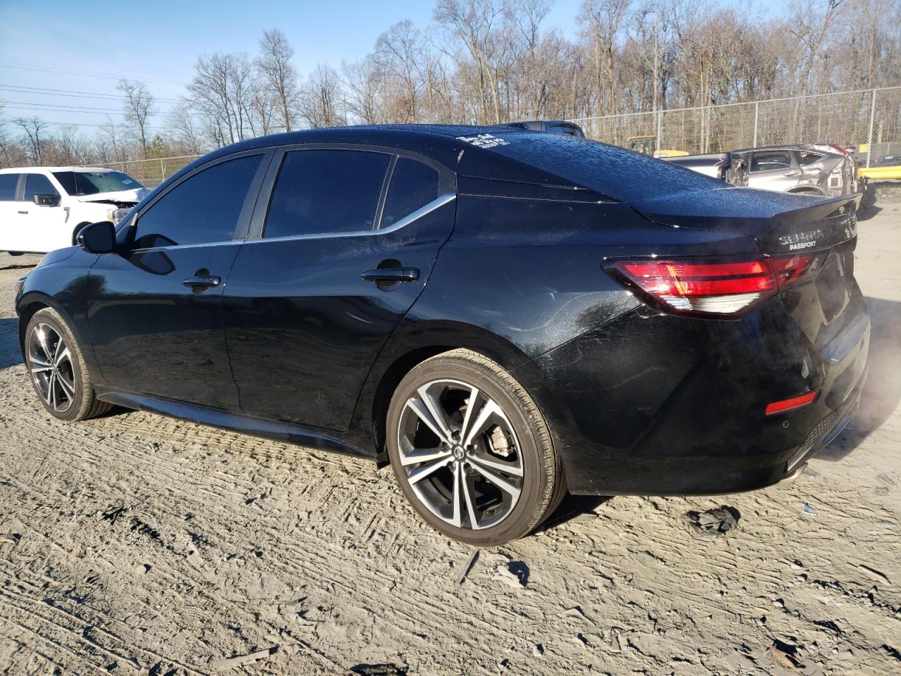 2023 Nissan Sentra Sr Черный vin: 3N1AB8DV8PY235171