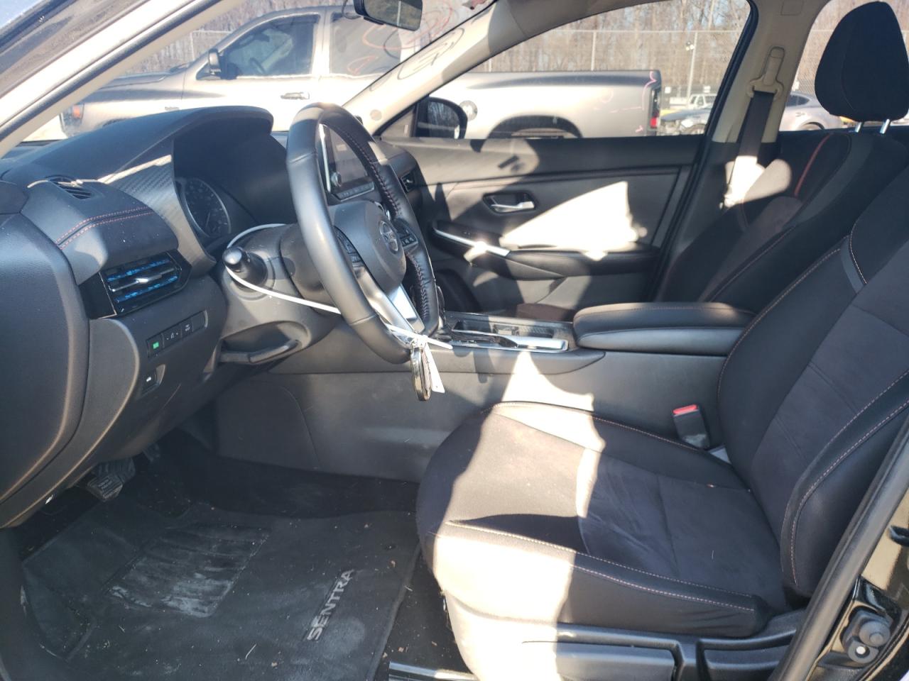 2023 Nissan Sentra Sr Черный vin: 3N1AB8DV8PY235171