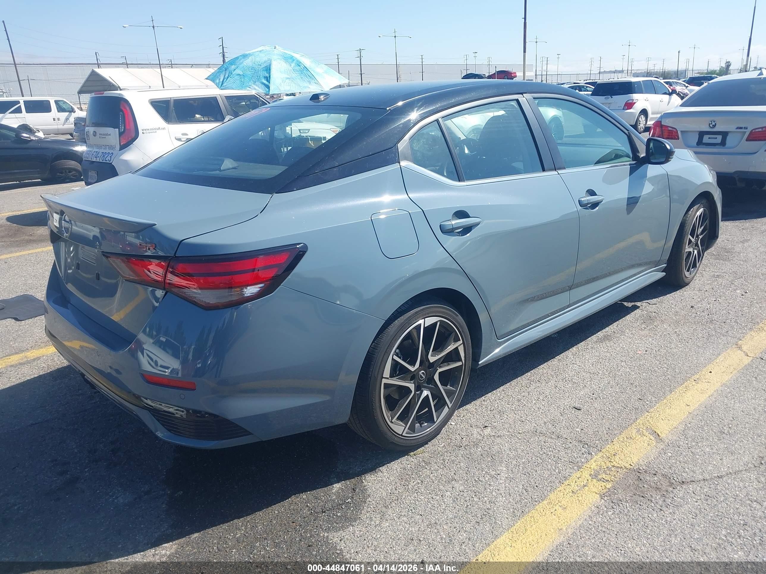 2024 Nissan Sentra Sr Xtronic Cvt Light Blue vin: 3N1AB8DV8RY247727