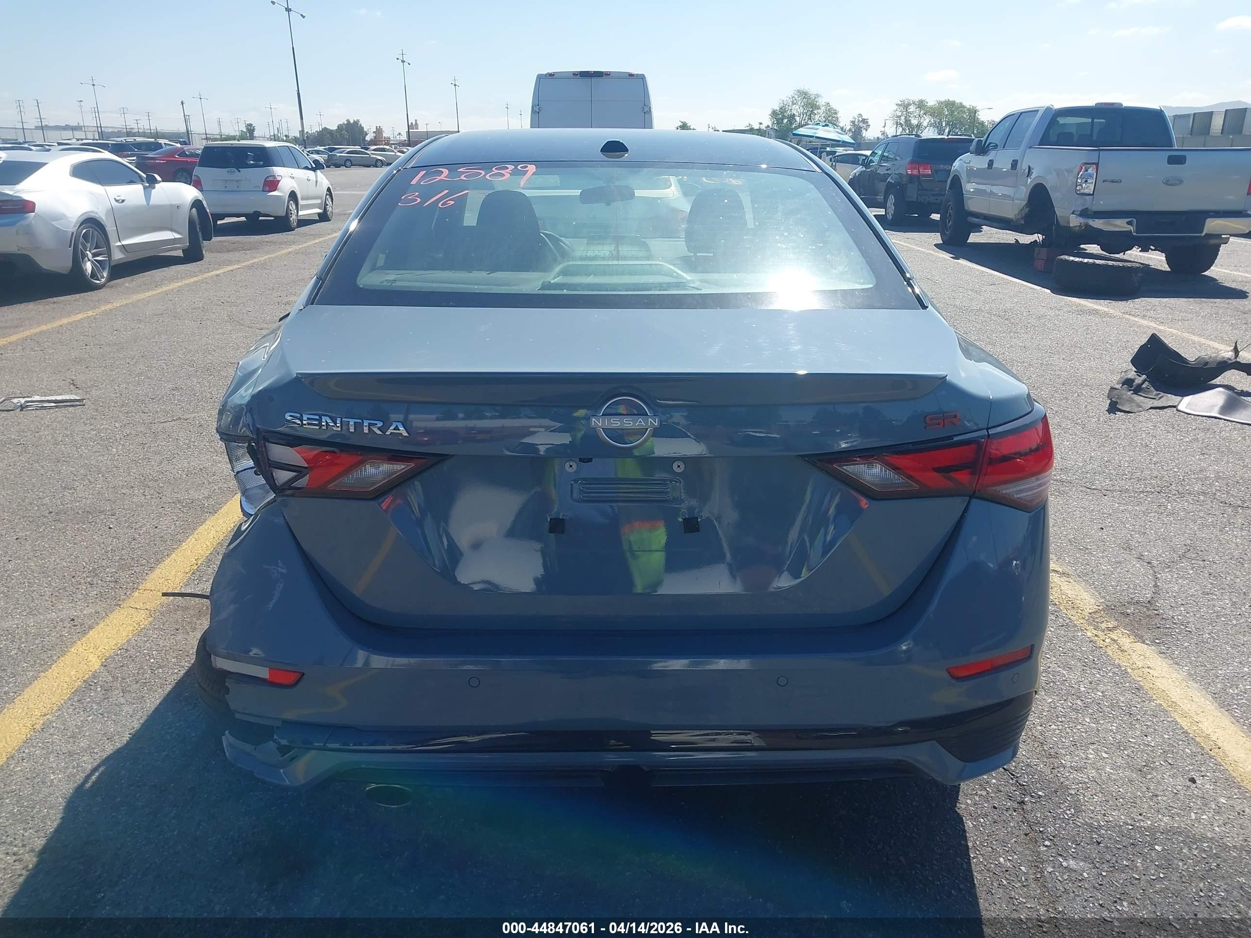 2024 Nissan Sentra Sr Xtronic Cvt Light Blue vin: 3N1AB8DV8RY247727