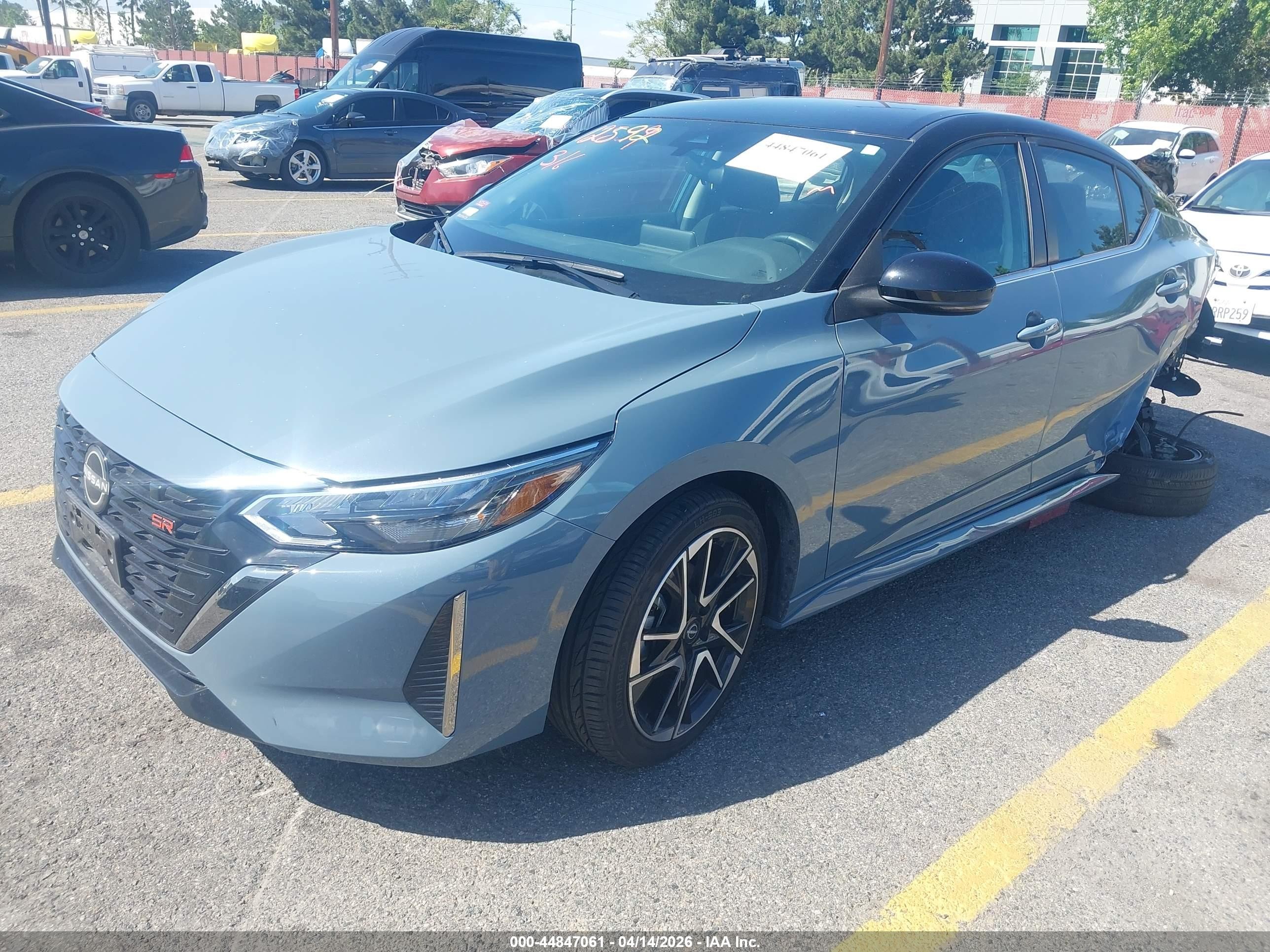 2024 Nissan Sentra Sr Xtronic Cvt Light Blue vin: 3N1AB8DV8RY247727