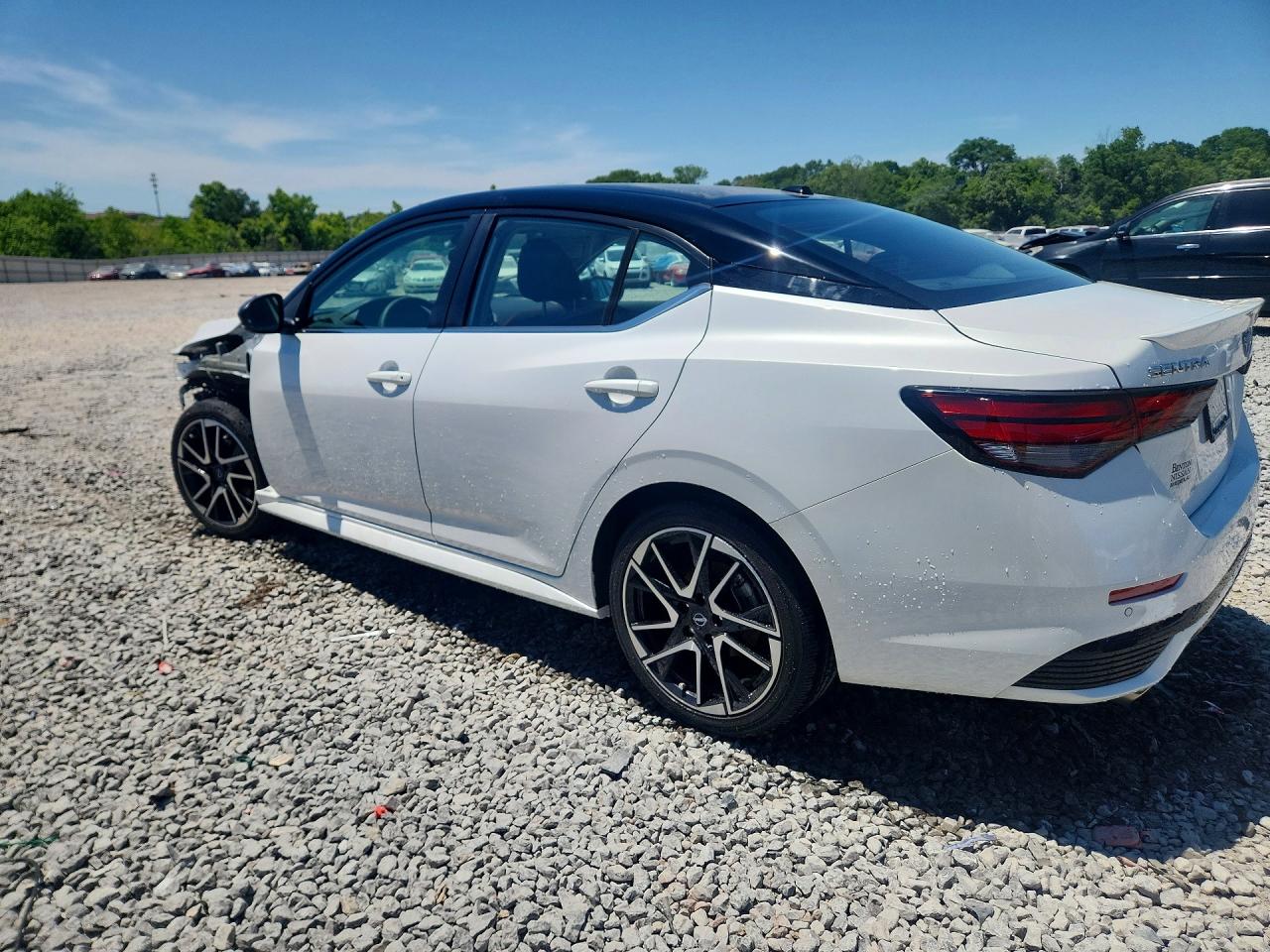 2025 Nissan Sentra Sr White vin: 3N1AB8DV8SY386424