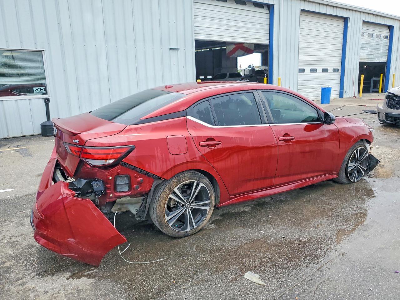 2020 Nissan Sentra Sr Красный vin: 3N1AB8DV9LY255567