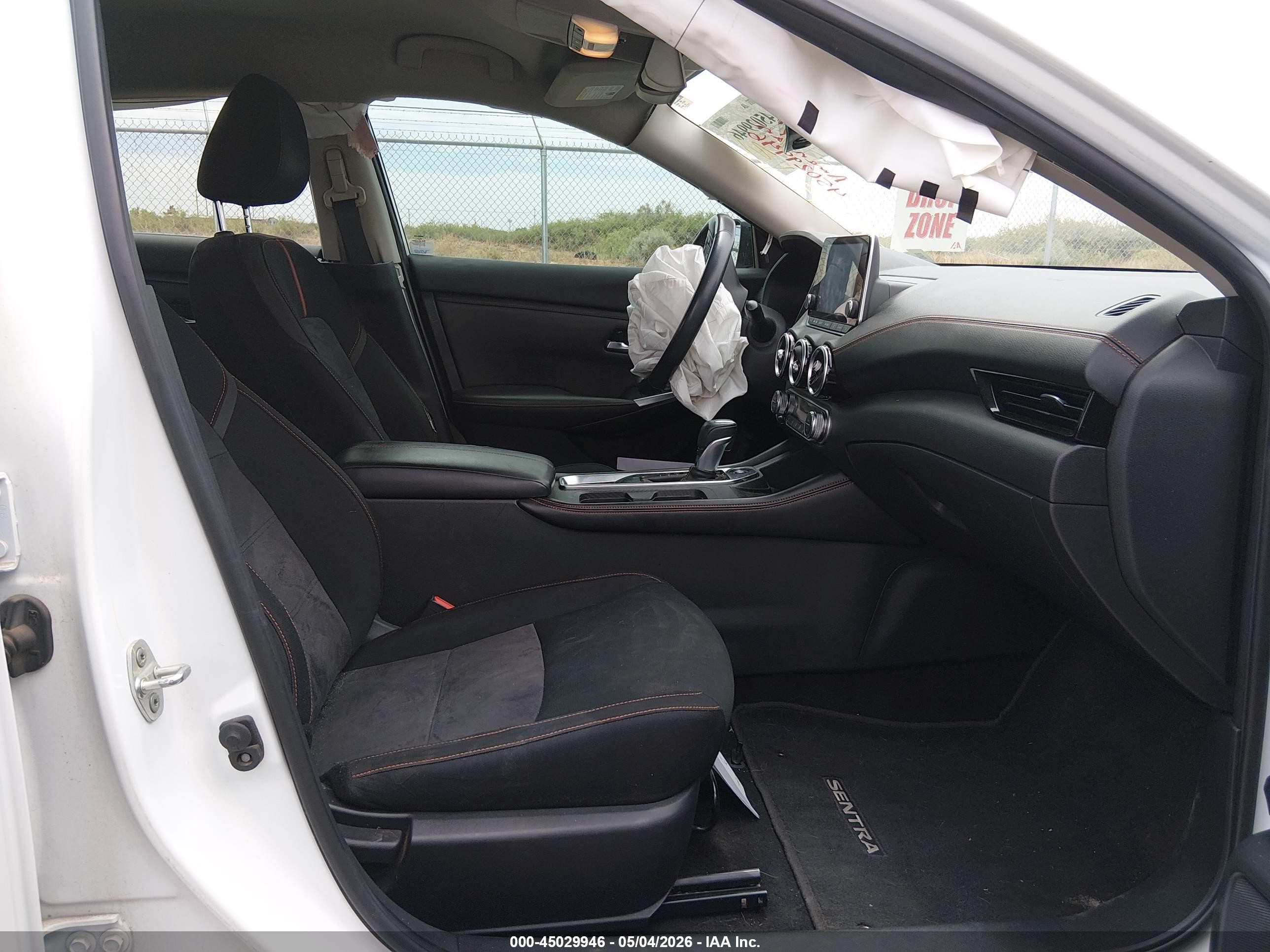 2020 Nissan Sentra Sr Xtronic Cvt Белый vin: 3N1AB8DV9LY301947