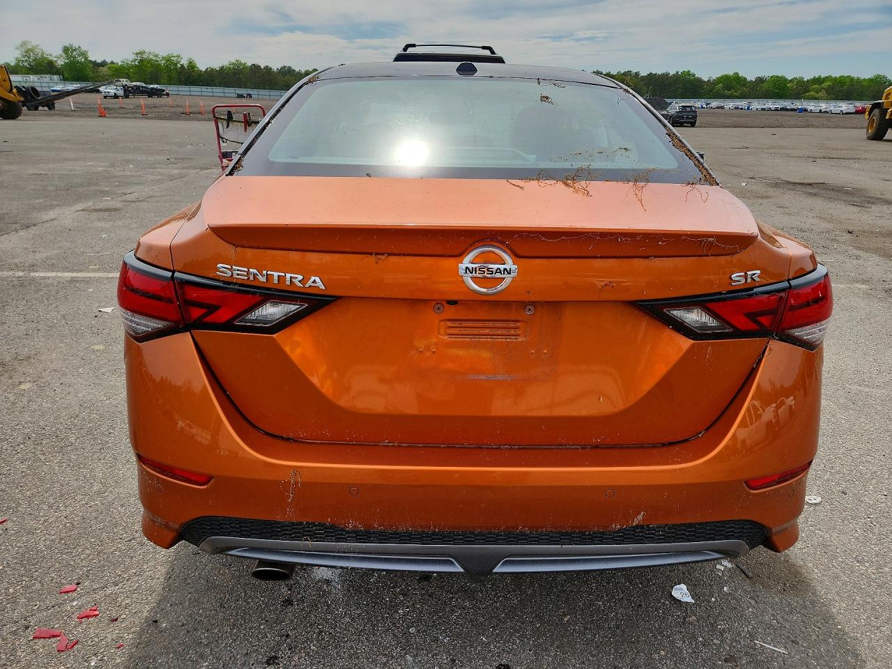 2021 Nissan Sentra Sr Orange vin: 3N1AB8DV9MY204460