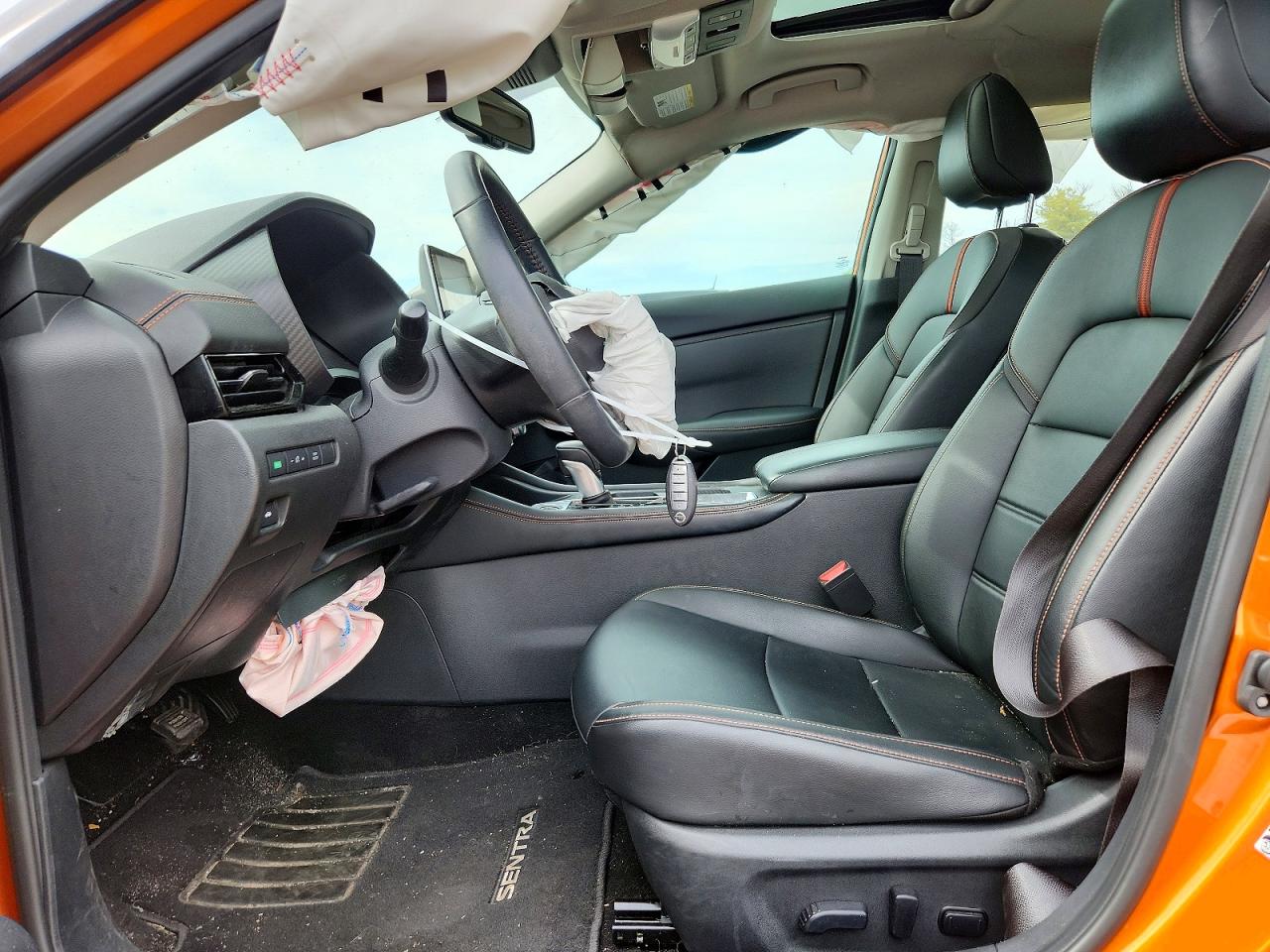 2021 Nissan Sentra Sr Orange vin: 3N1AB8DV9MY204460