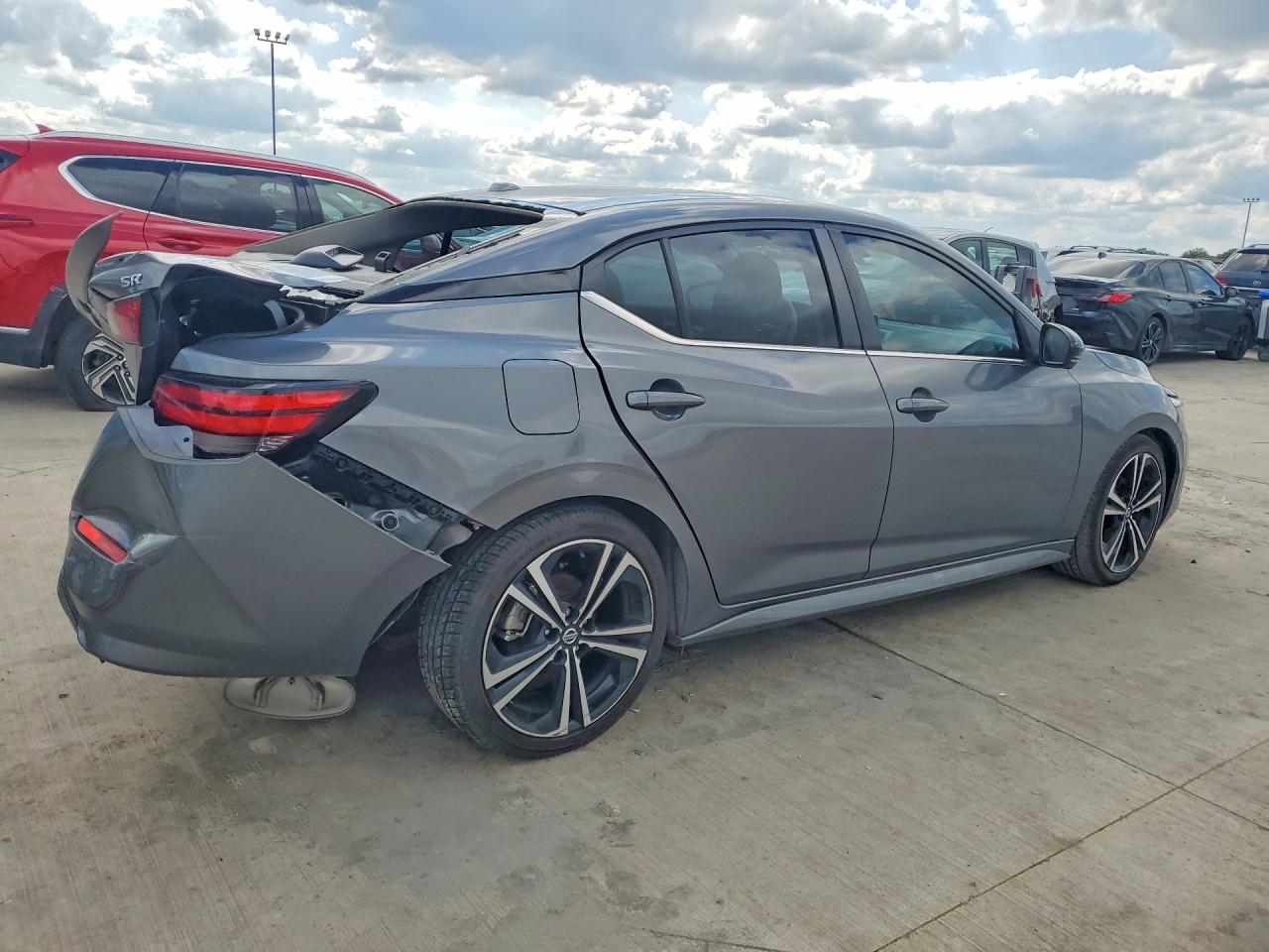 2022 Nissan Sentra Sr Gray vin: 3N1AB8DV9NY316936