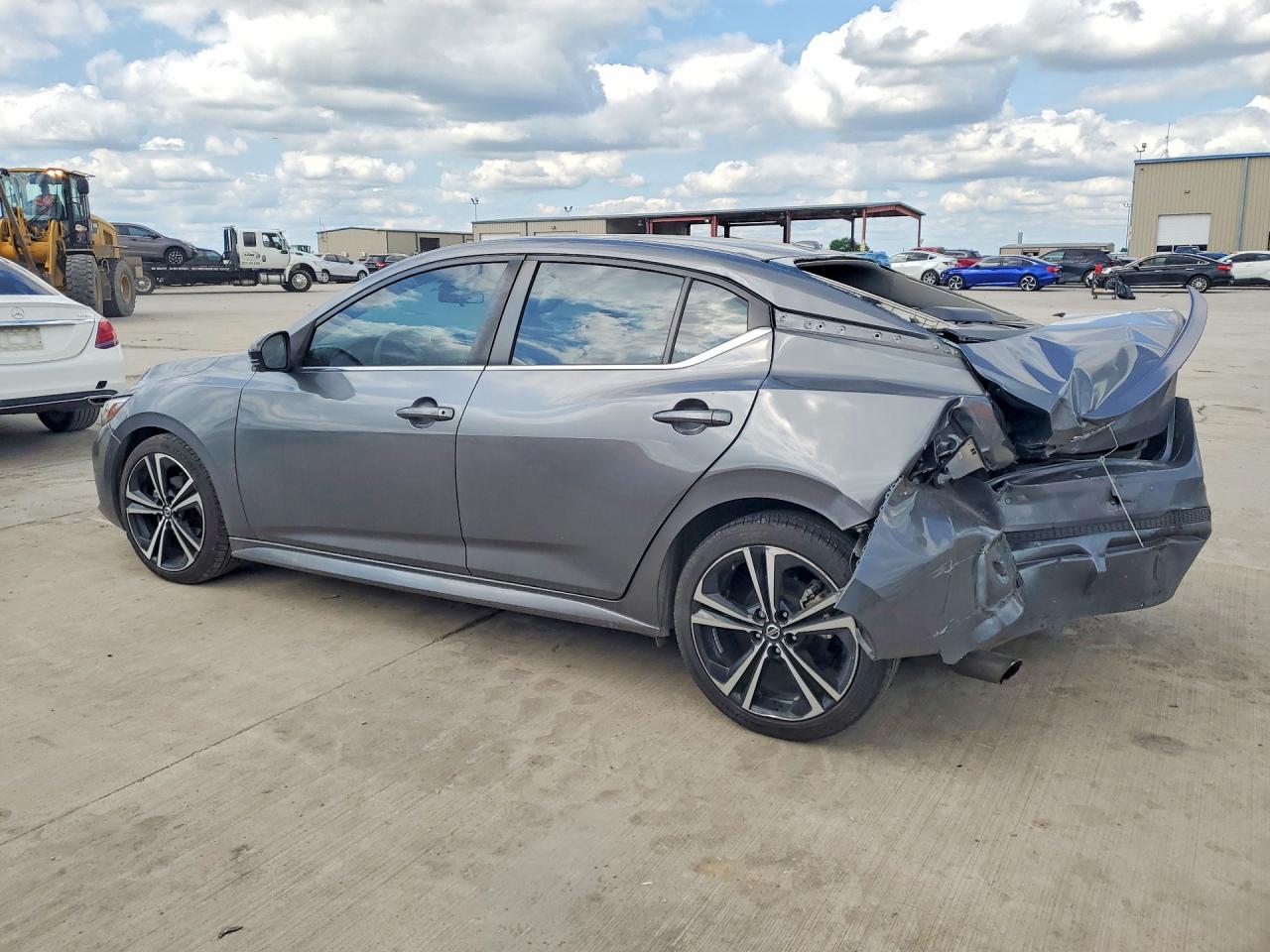 2022 Nissan Sentra Sr Gray vin: 3N1AB8DV9NY316936