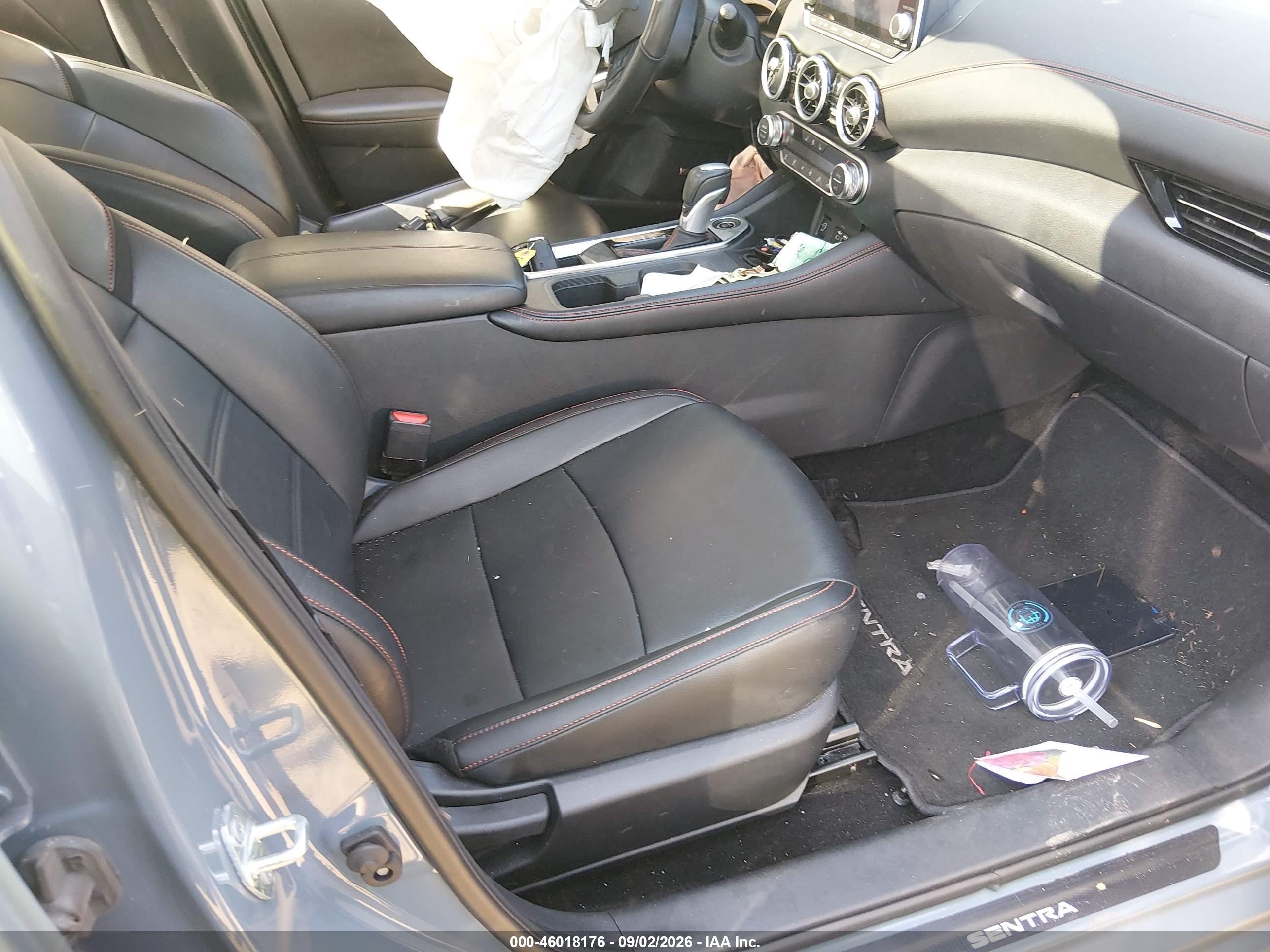 2025 Nissan Sentra Sr Синий vin: 3N1AB8DV9SY245488