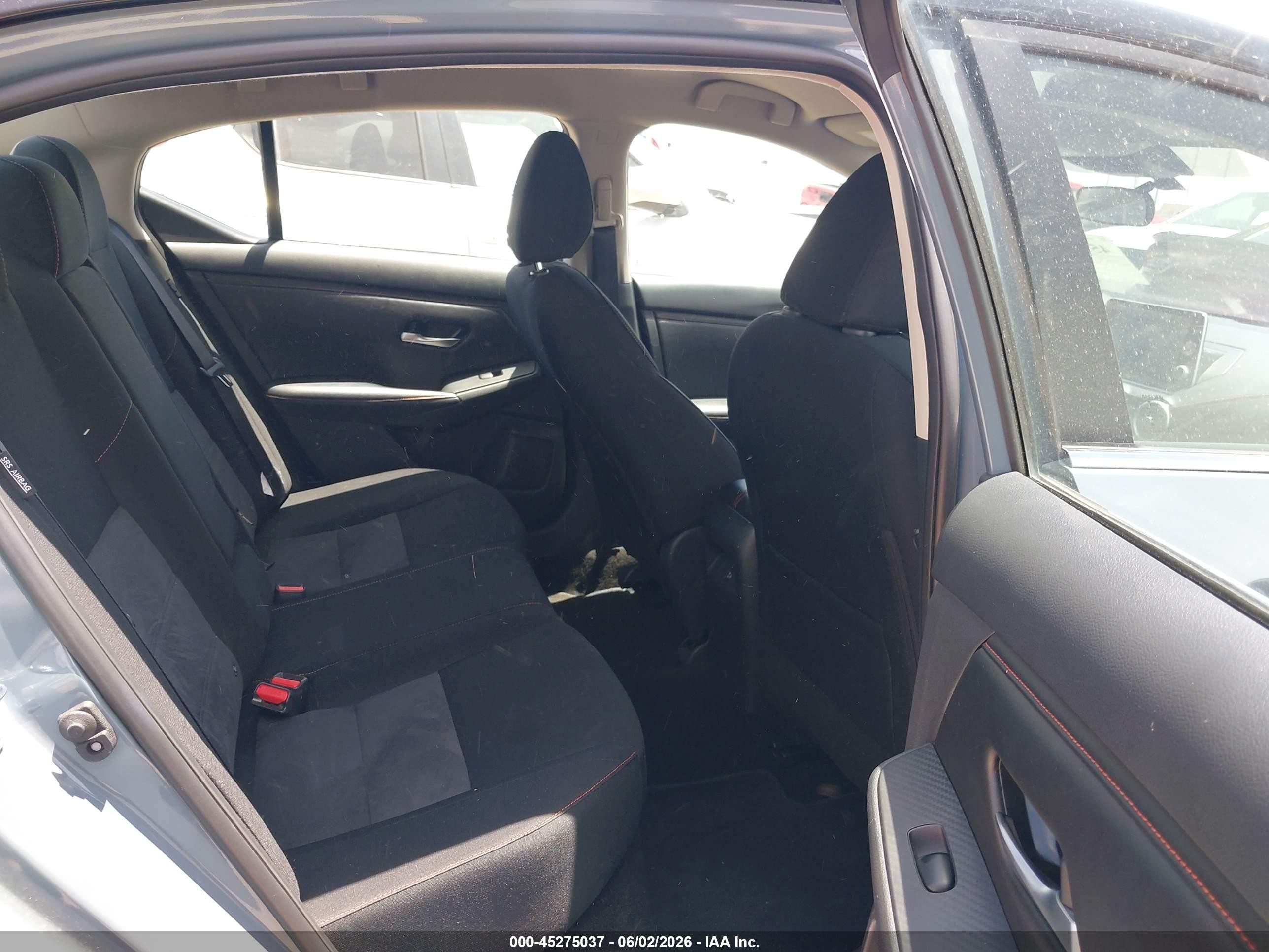 2025 Nissan Sentra Sr Gray vin: 3N1AB8DV9SY286414