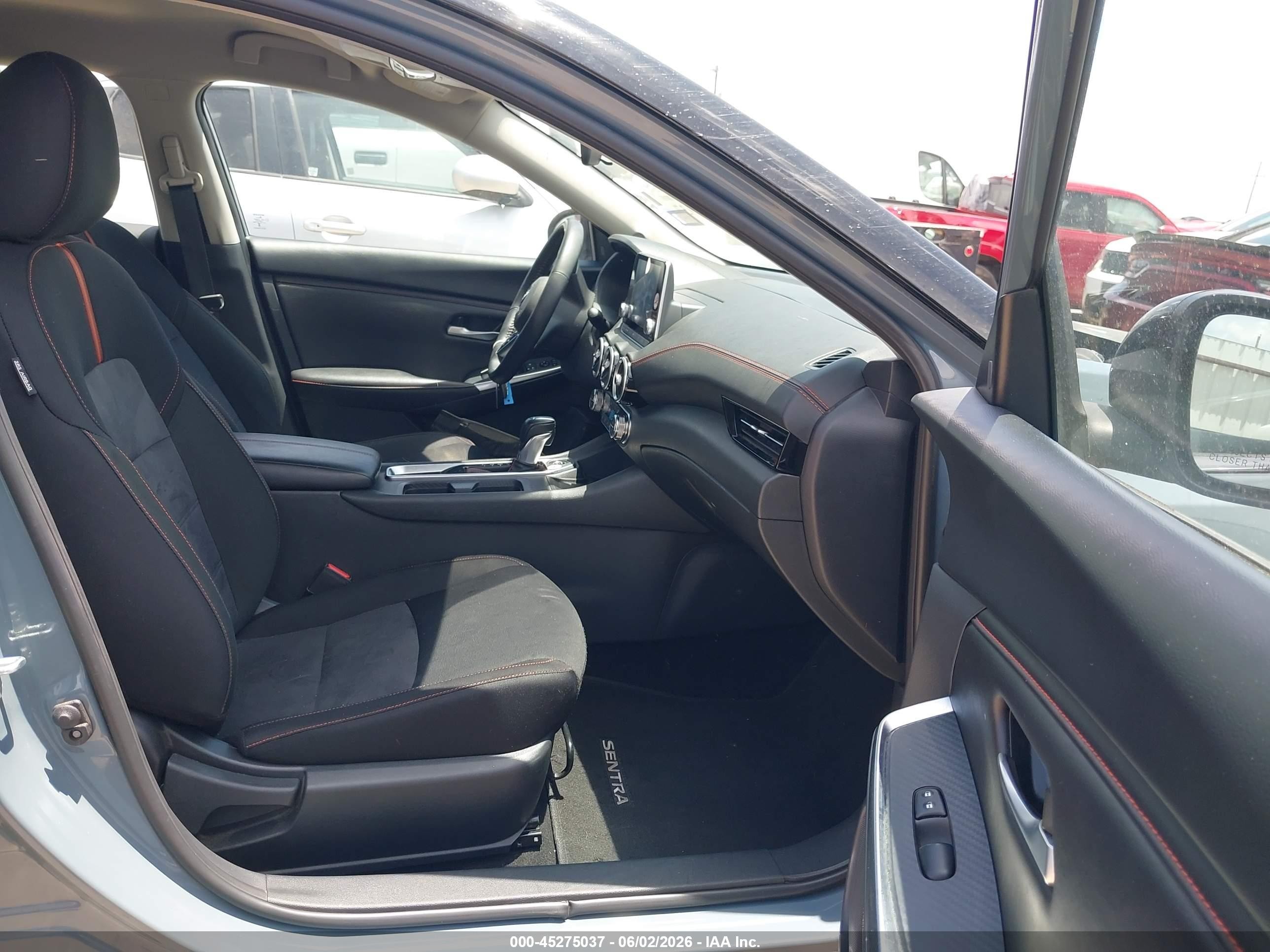 2025 Nissan Sentra Sr Gray vin: 3N1AB8DV9SY286414