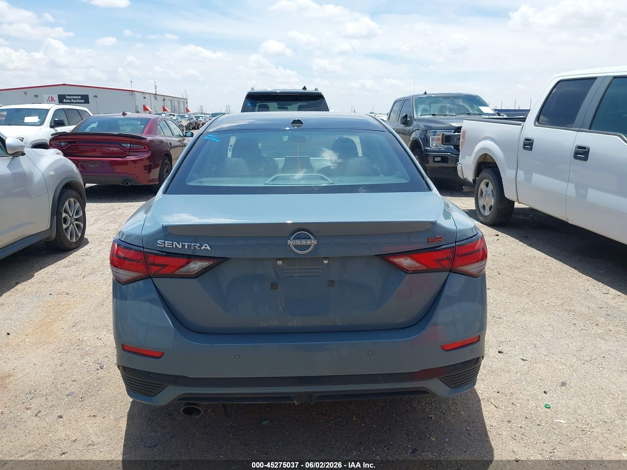 2025 Nissan Sentra Sr Gray vin: 3N1AB8DV9SY286414