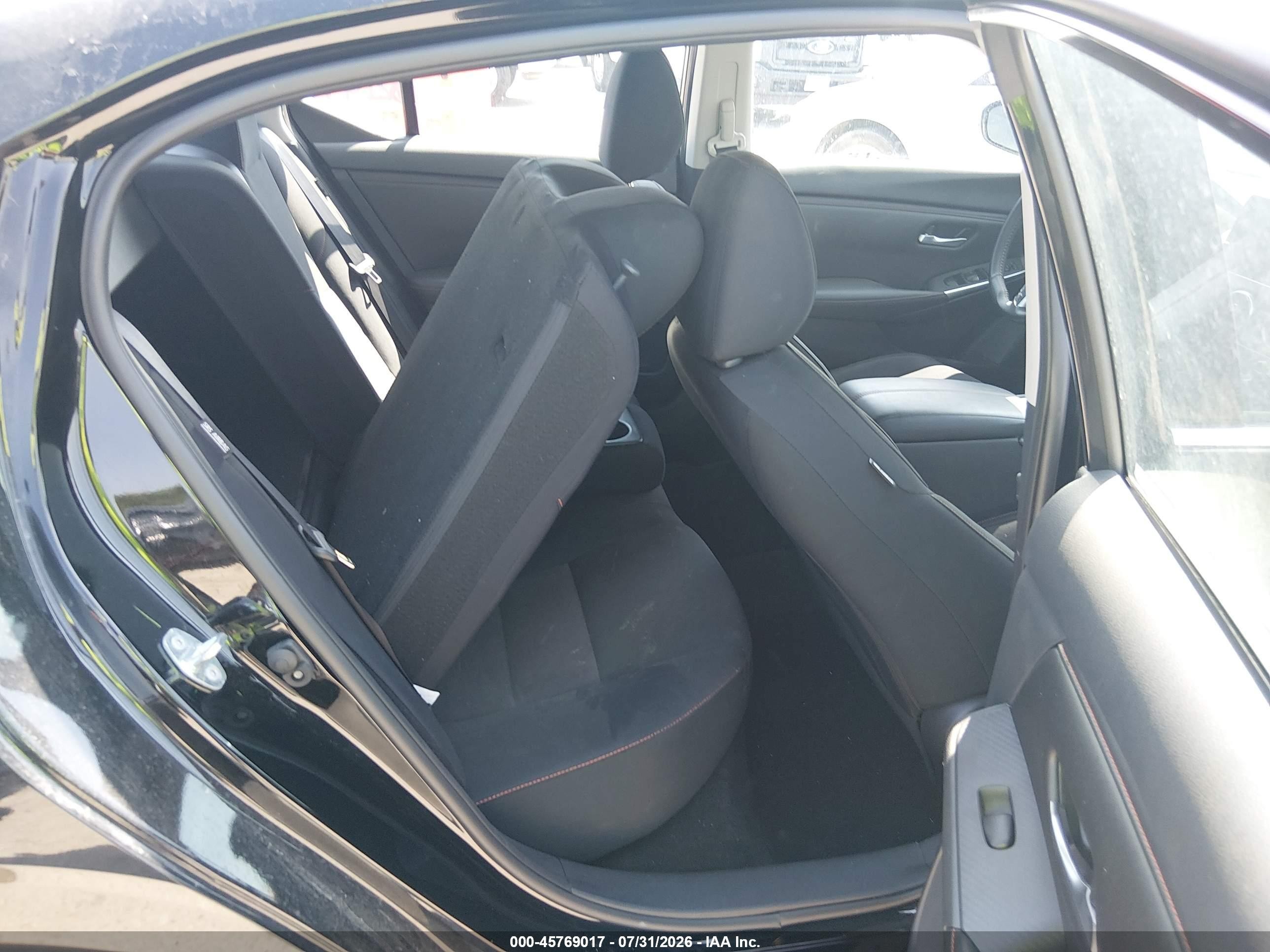 2025 Nissan Sentra Sr Black vin: 3N1AB8DV9SY310825