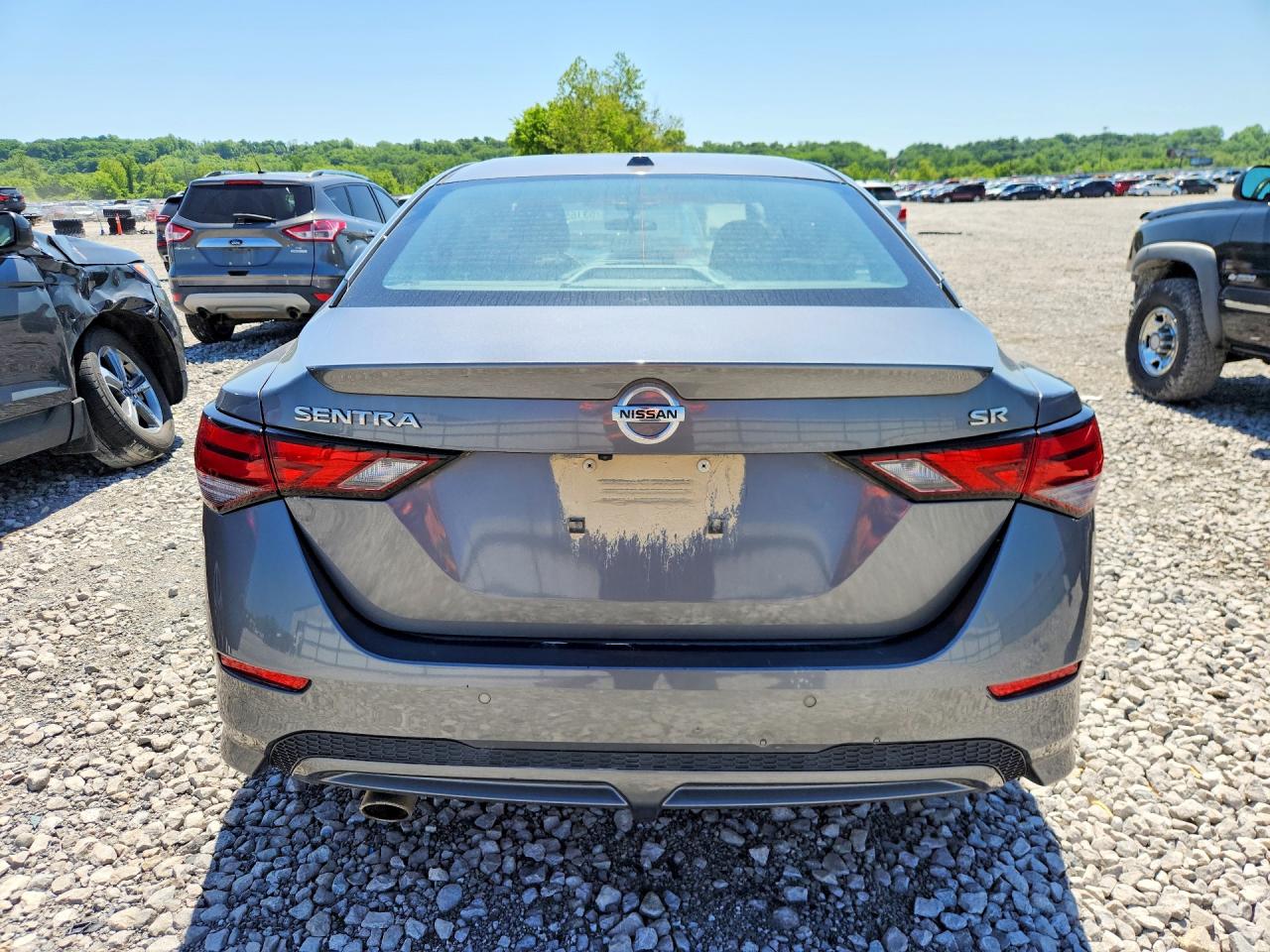 2020 Nissan Sentra Sr Серый vin: 3N1AB8DVXLY226823