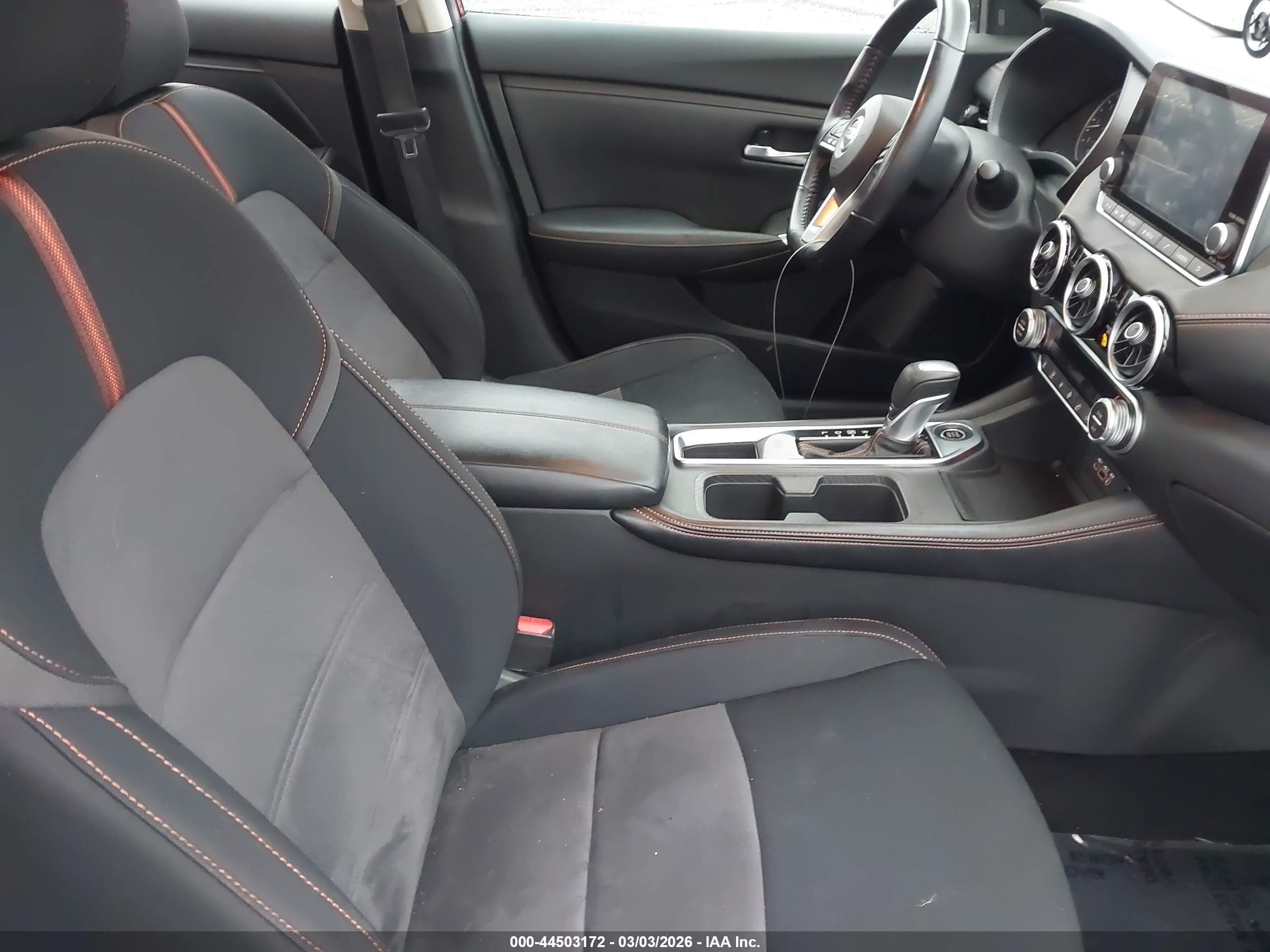 2020 Nissan Sentra Sr Xtronic Cvt Red vin: 3N1AB8DVXLY231844