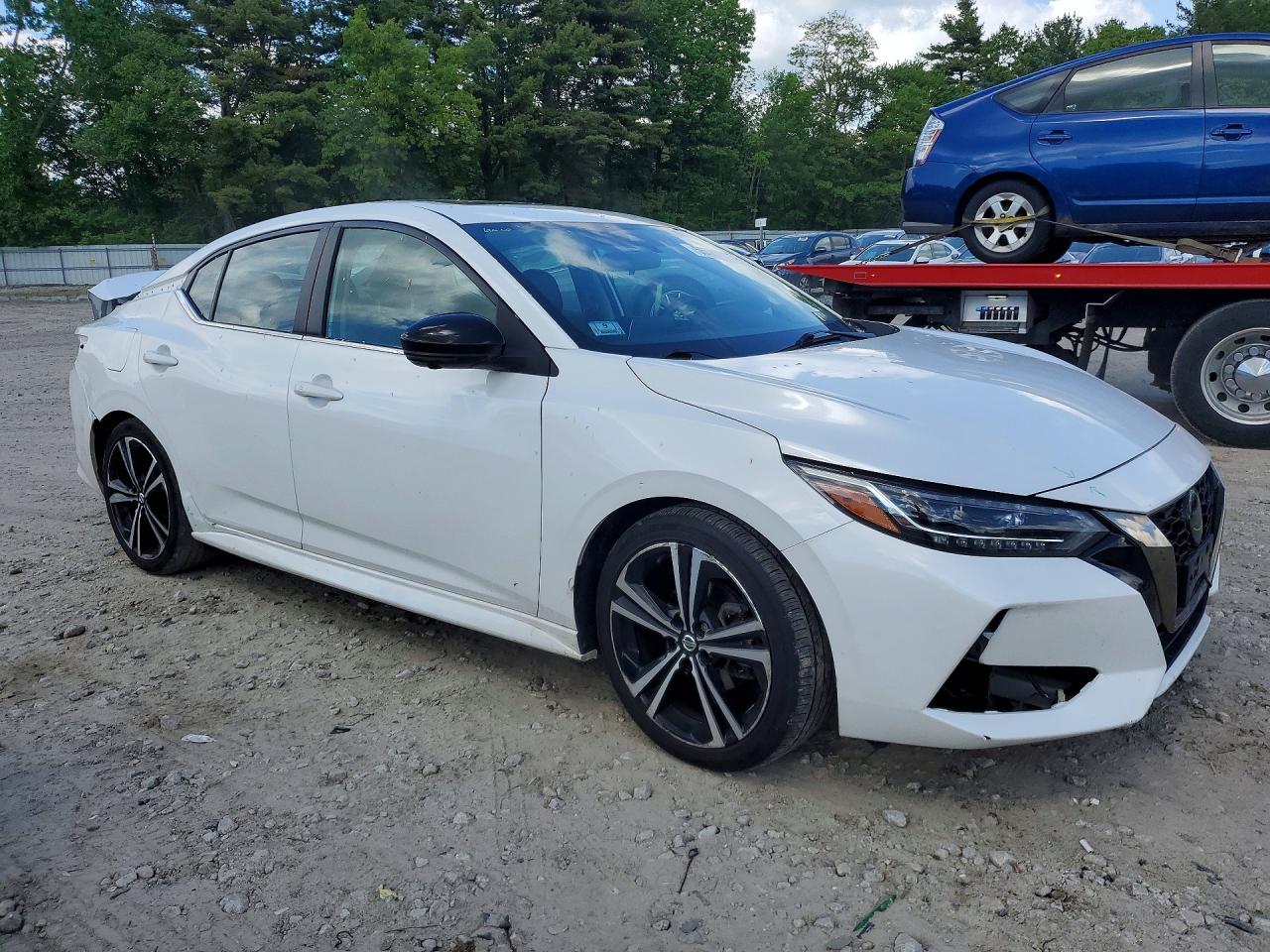 2023 Nissan Sentra Sr White vin: 3N1AB8DVXPY313997