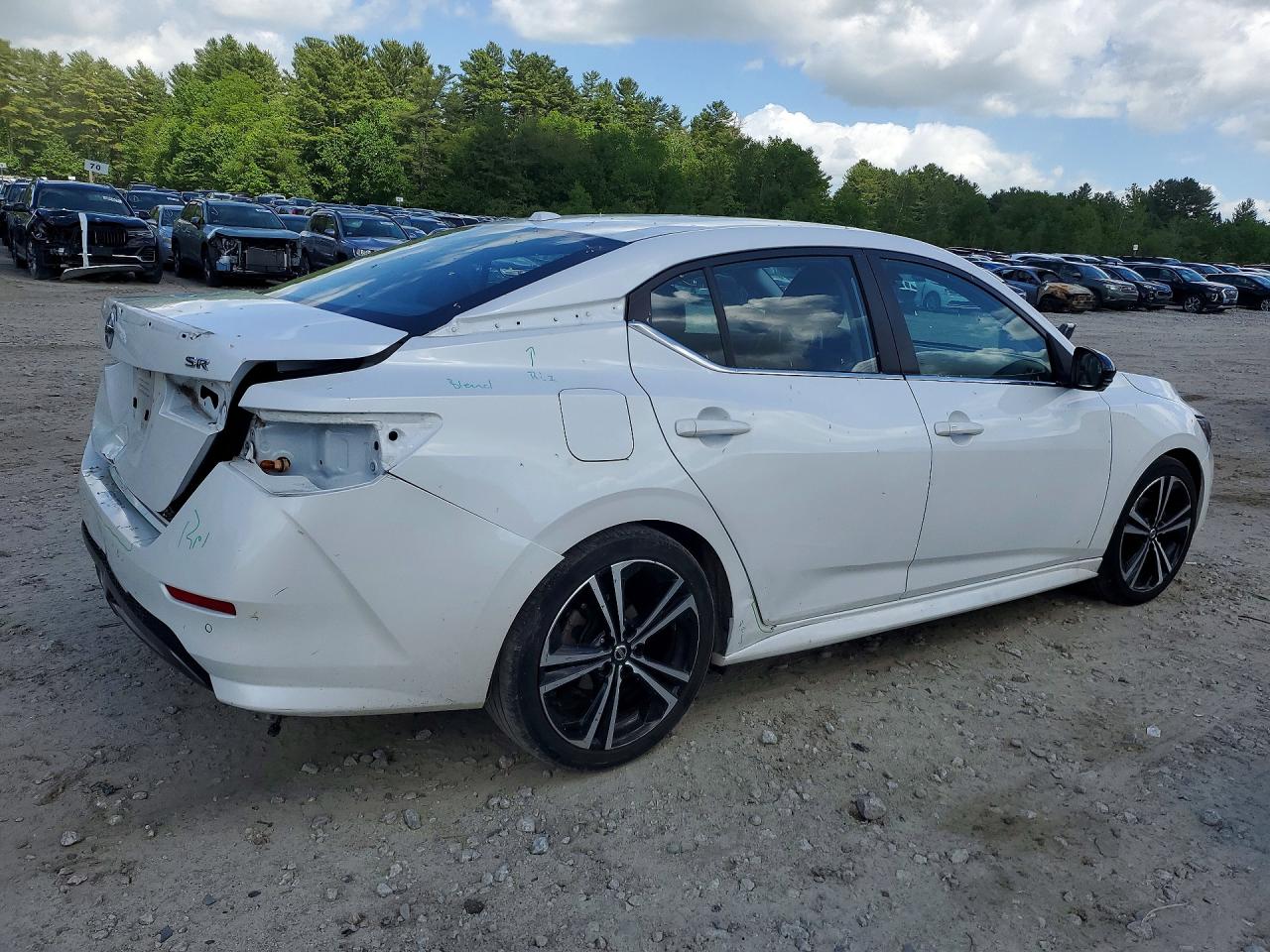 2023 Nissan Sentra Sr White vin: 3N1AB8DVXPY313997