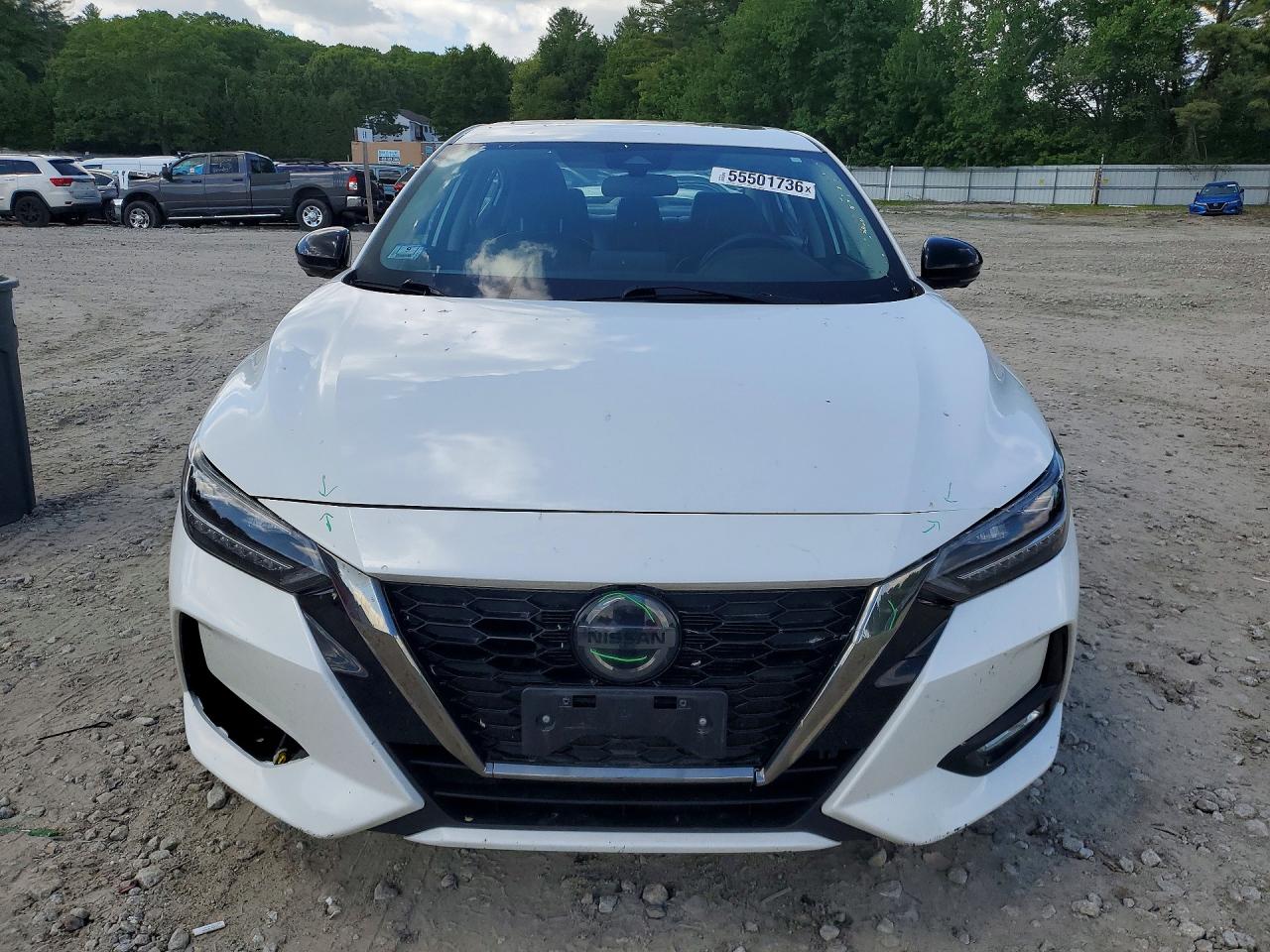 2023 Nissan Sentra Sr White vin: 3N1AB8DVXPY313997